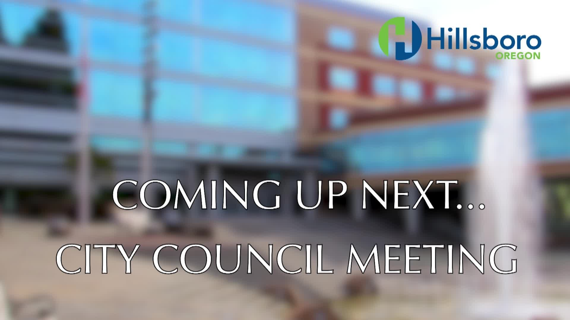 Thumbnail image for March 16, 2021 Hillsboro City Council