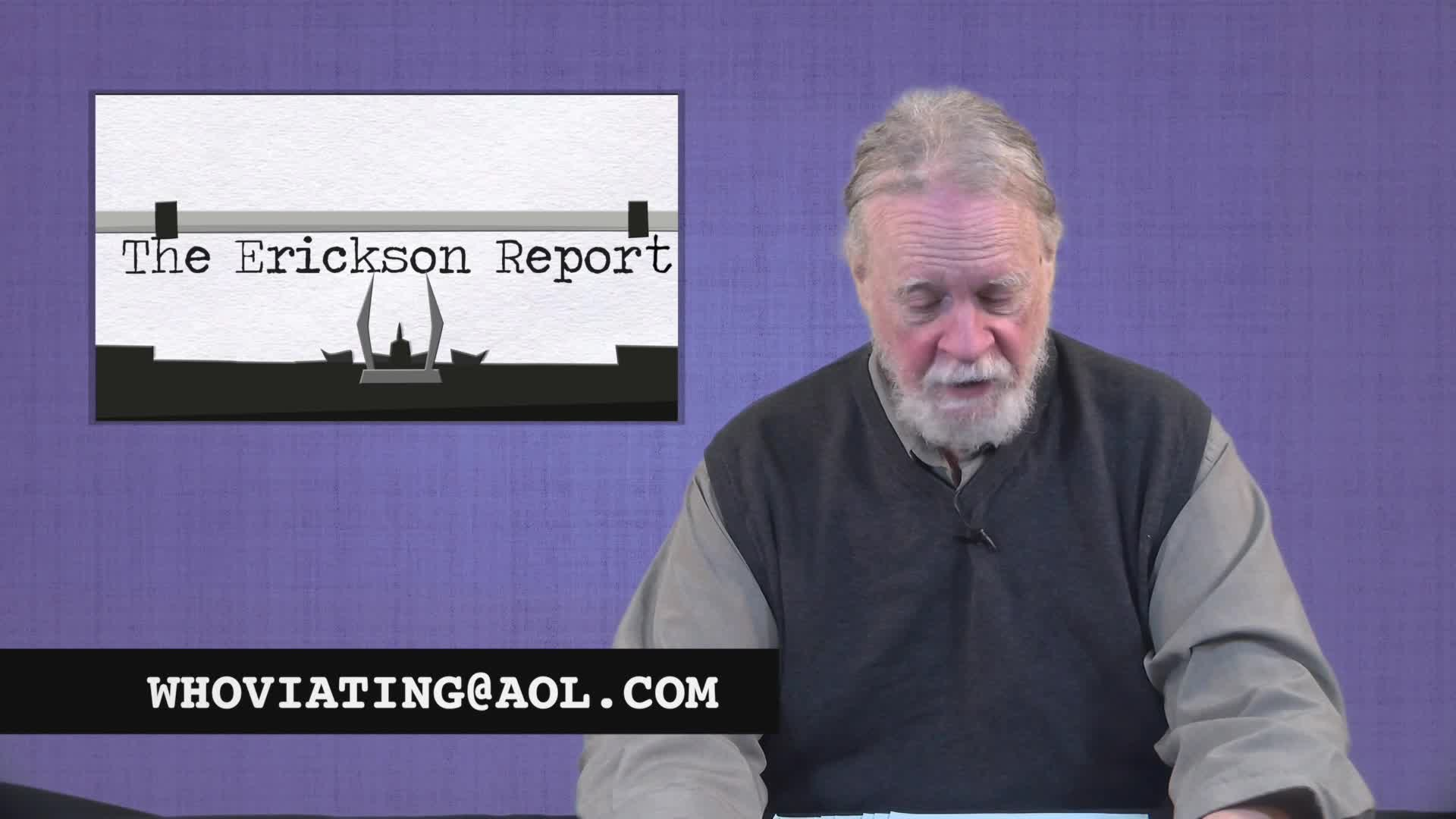Thumbnail image for The Erickson Report - for March 25 to April 7