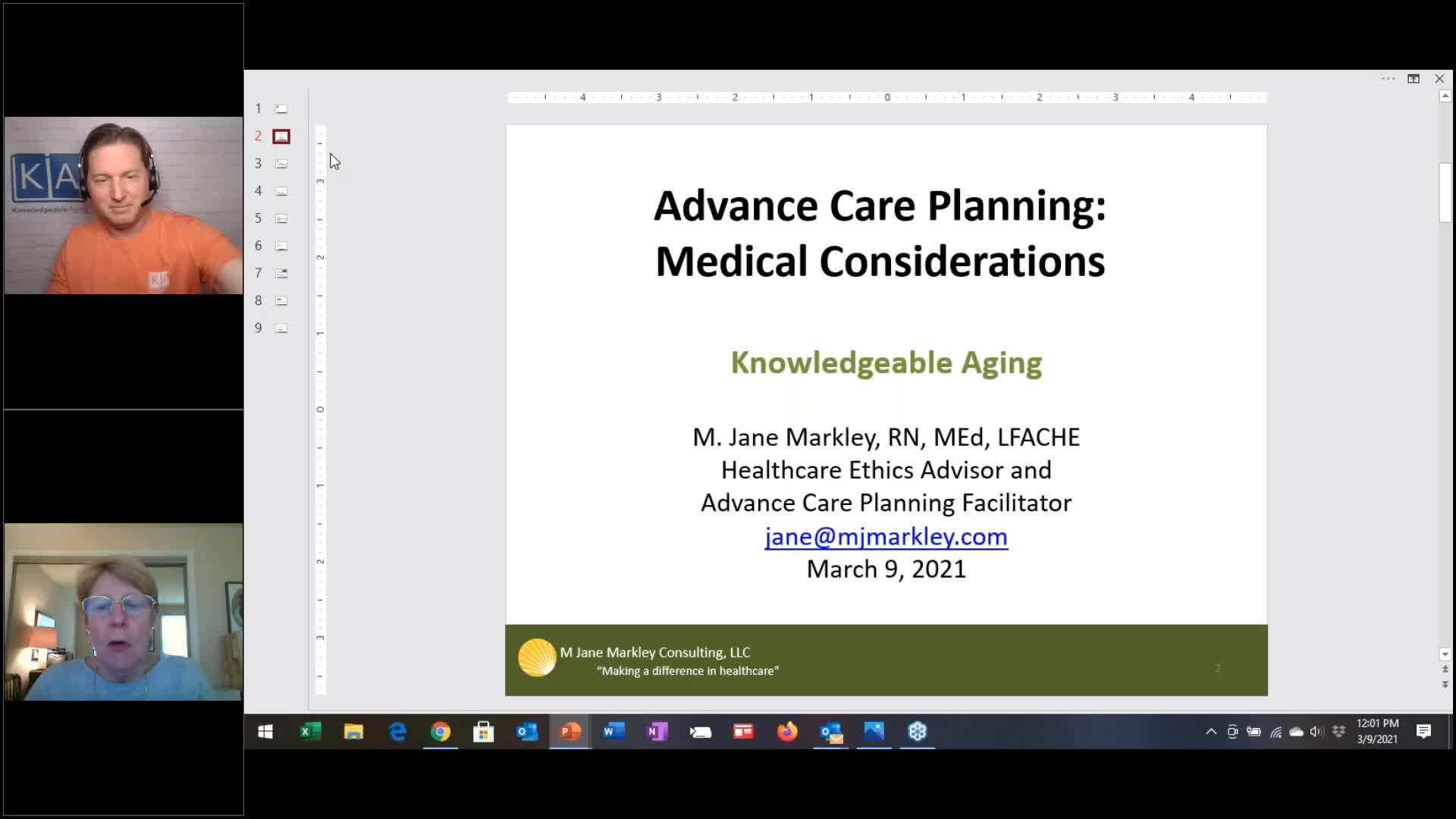 Thumbnail image for Knowledgeable Aging - ACP Medical Considerations