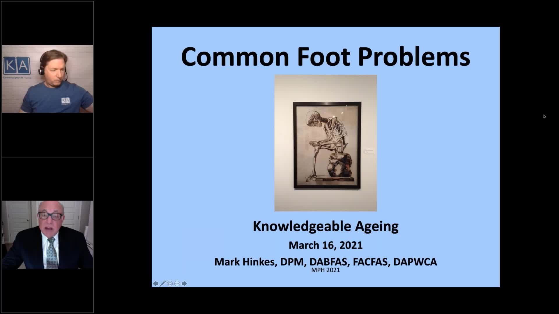 Thumbnail image for Knowledgeable Aging - Common Foot Problems