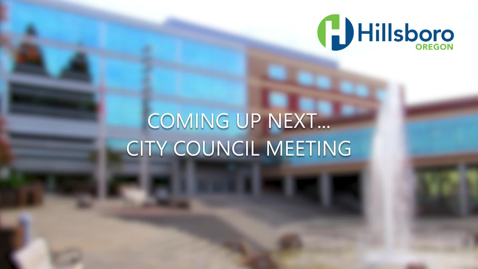 Thumbnail image for  Hillsboro City Council May18, 2021