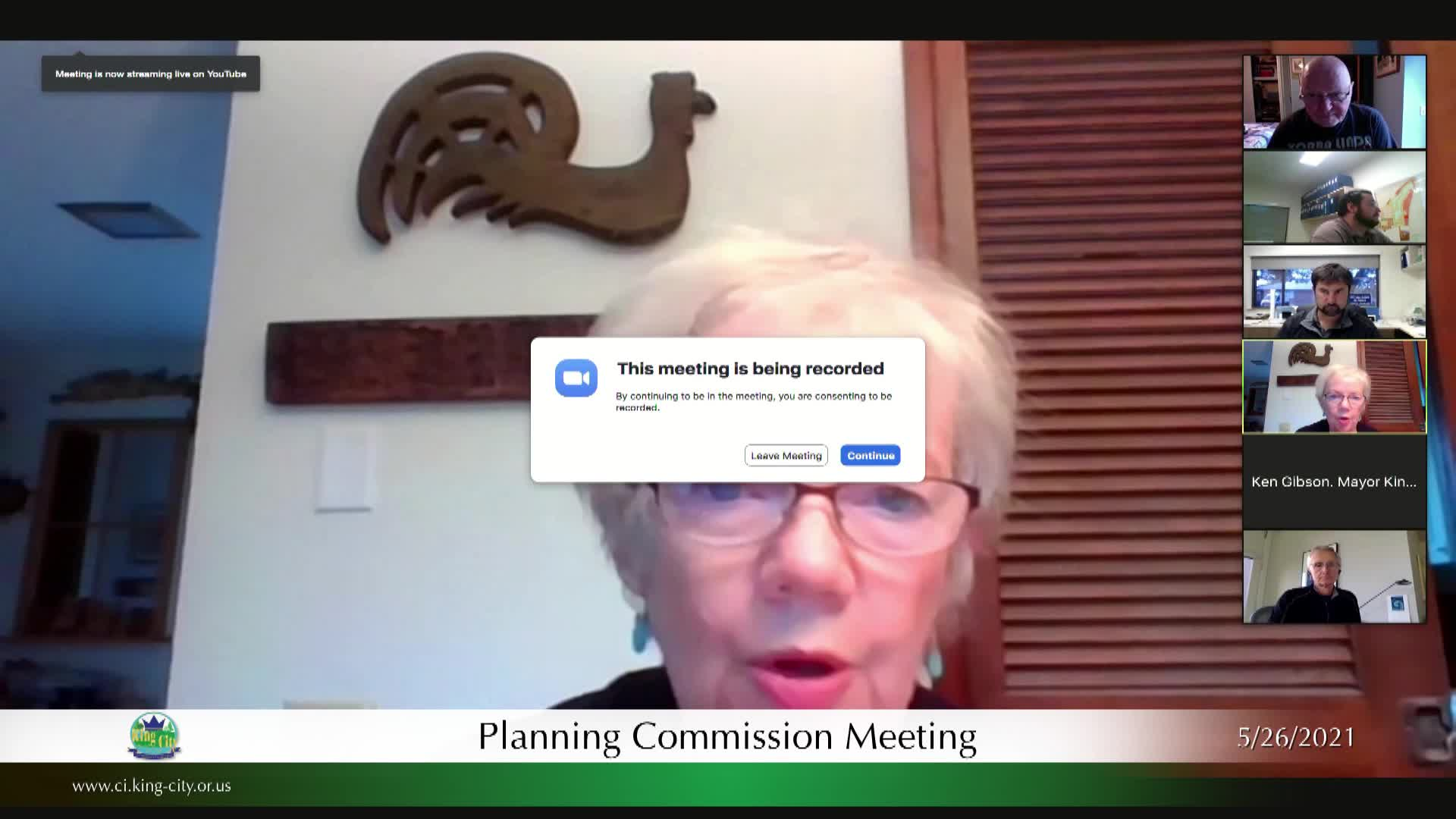 Thumbnail image for May26, 2021 King City Planning Commission