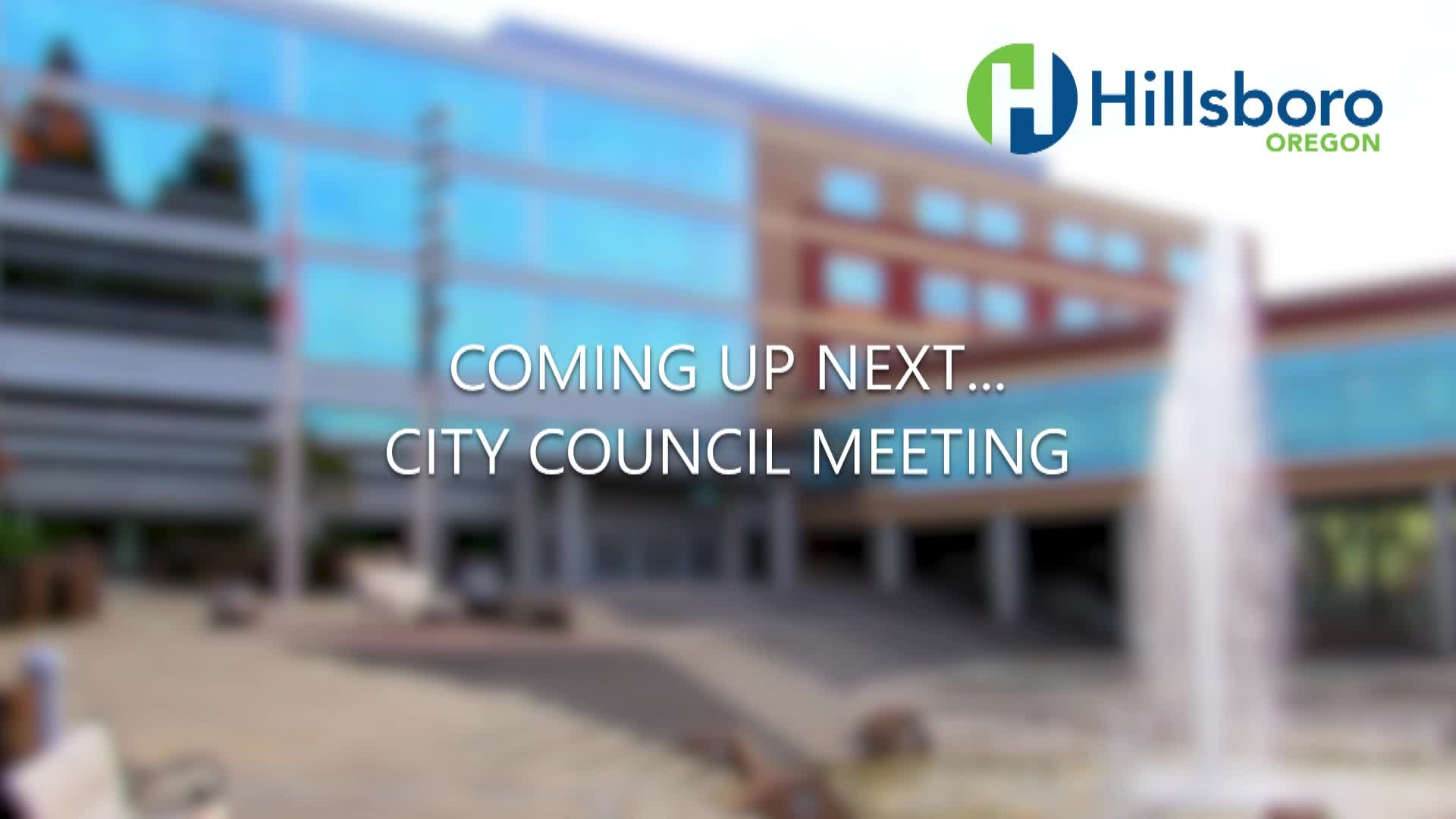 Thumbnail image for June 1, 2021 Hillsboro City Council