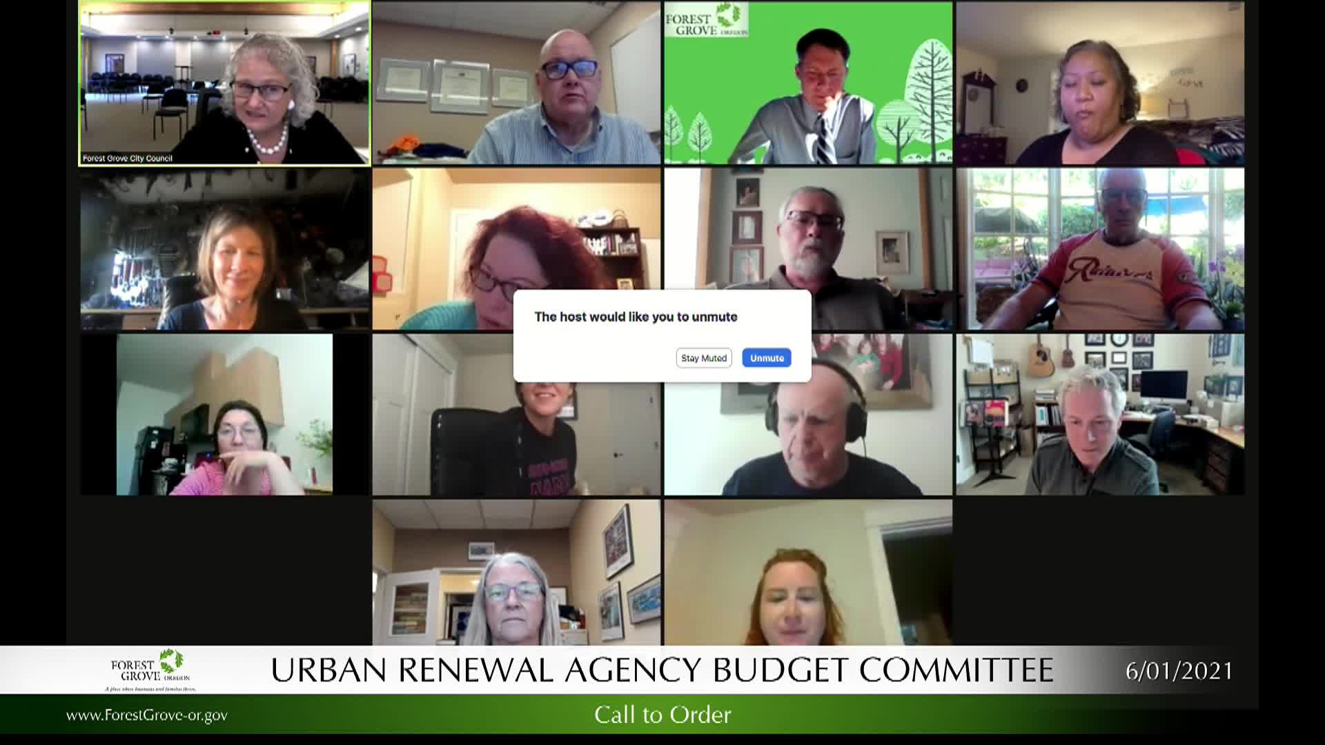 Thumbnail image for June 1, 2021 FOREST GROVE URBAN RENEWAL AGENCY BUDGET COMMITTEE