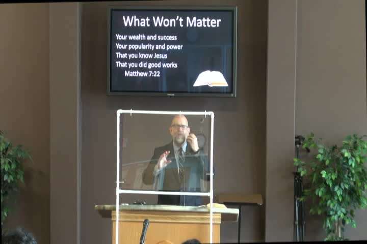 Thumbnail image for Sunset Church of Christ - What Matters in the End