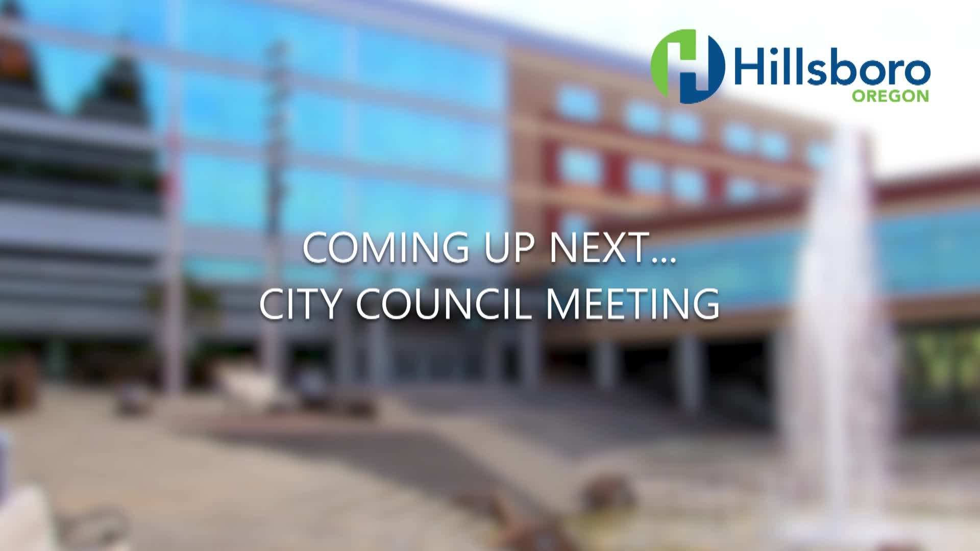 Thumbnail image for June 15, 2021 Hillsboro City Council