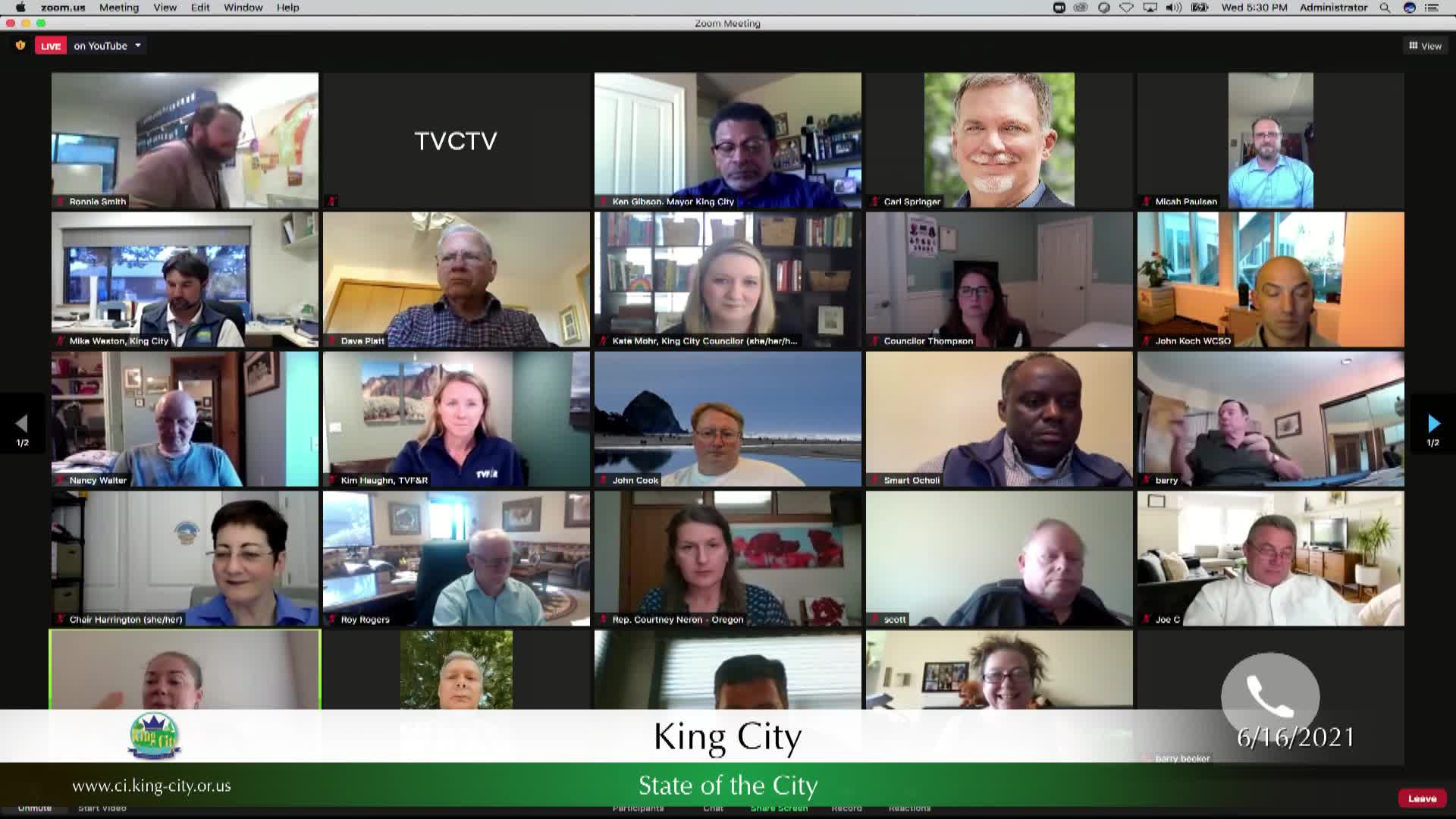 Thumbnail image for June 16, 2021 King City Community Meeting