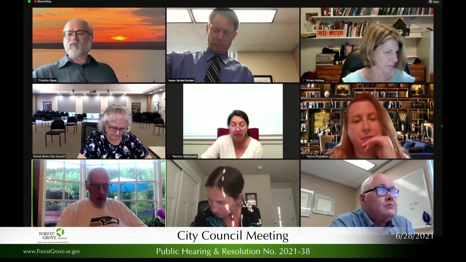 Thumbnail image for June 28, 2021 Forest Grove City Council