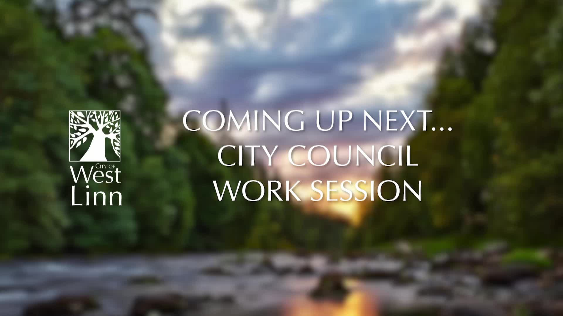 Thumbnail image for July 6, 2021 West Linn City Council Work Session