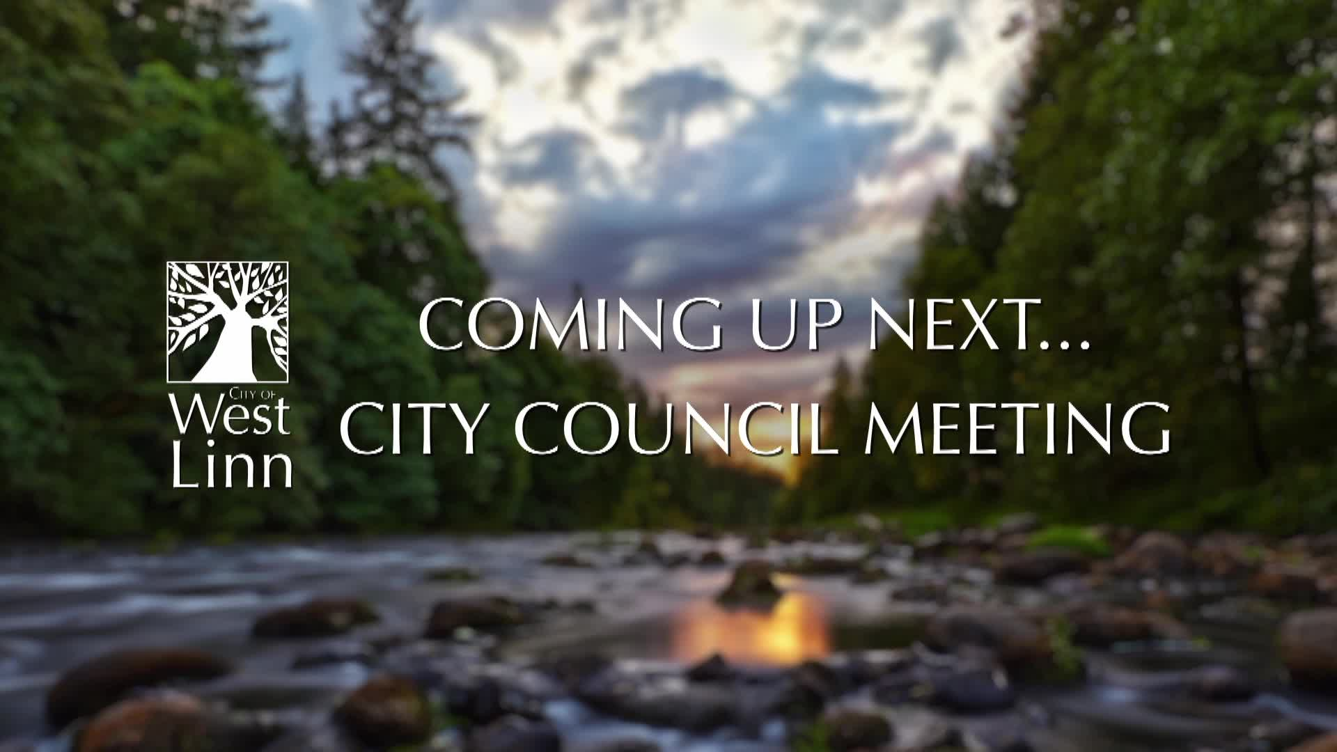 Thumbnail image for August 2, 2021 West Linn City Council Work Session