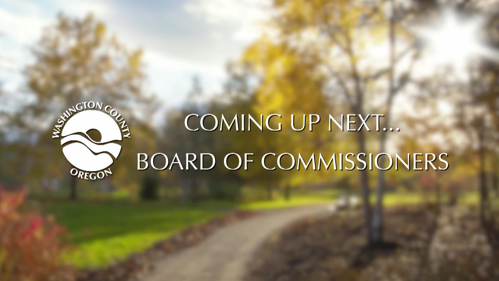Thumbnail image for August 3, 2021 Washington County Board of Commissioners Meeting