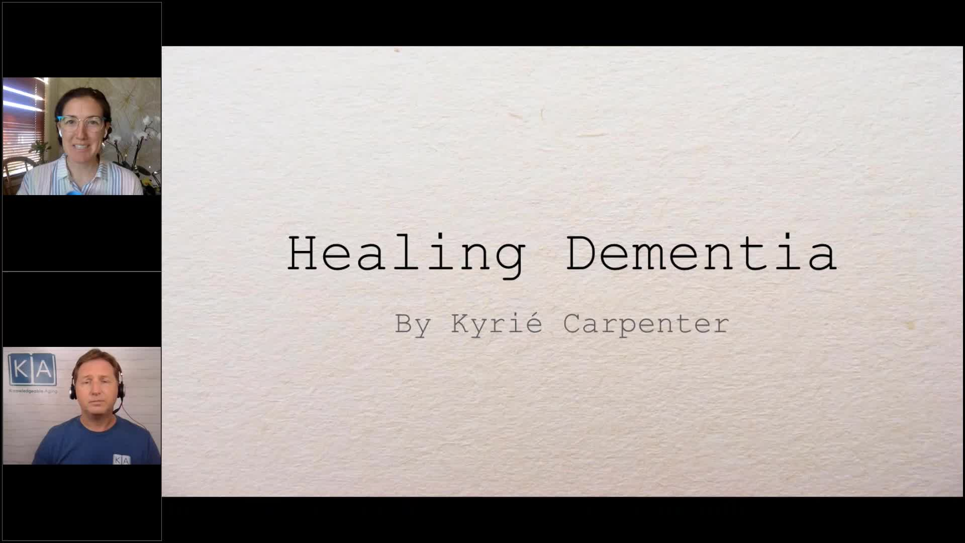Thumbnail image for Knowledgeable Aging - Healing Dementia