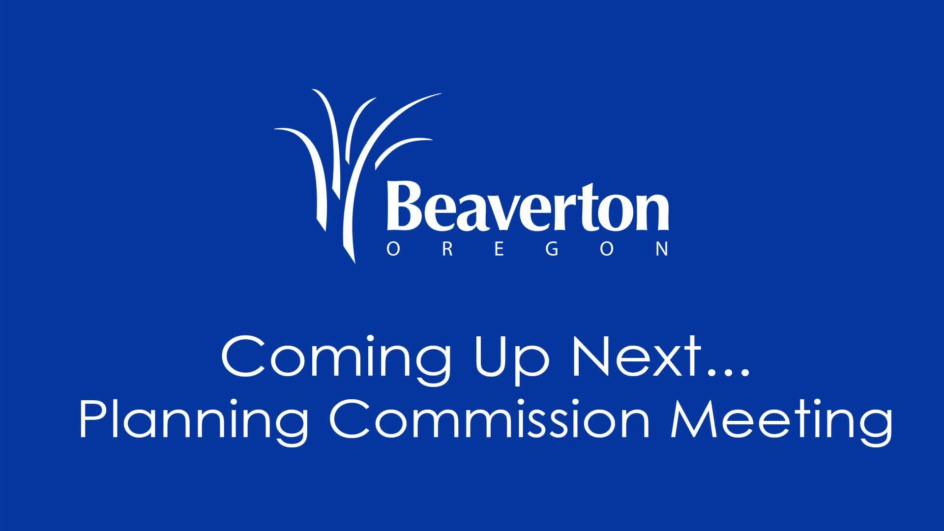 Thumbnail image for August 18, 2021 Beaverton Planning Commission