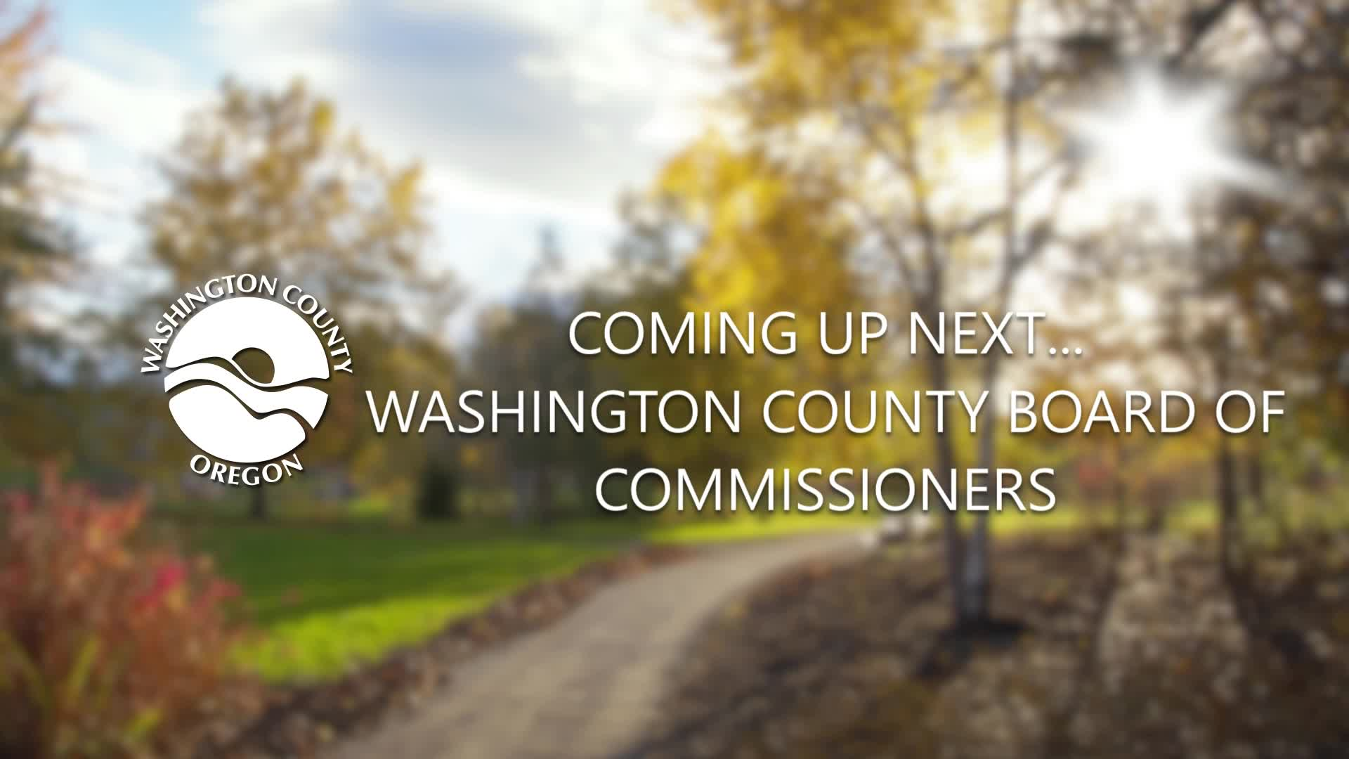 Thumbnail image for August 24, 2021 Washington County Board of Commissioners Meeting