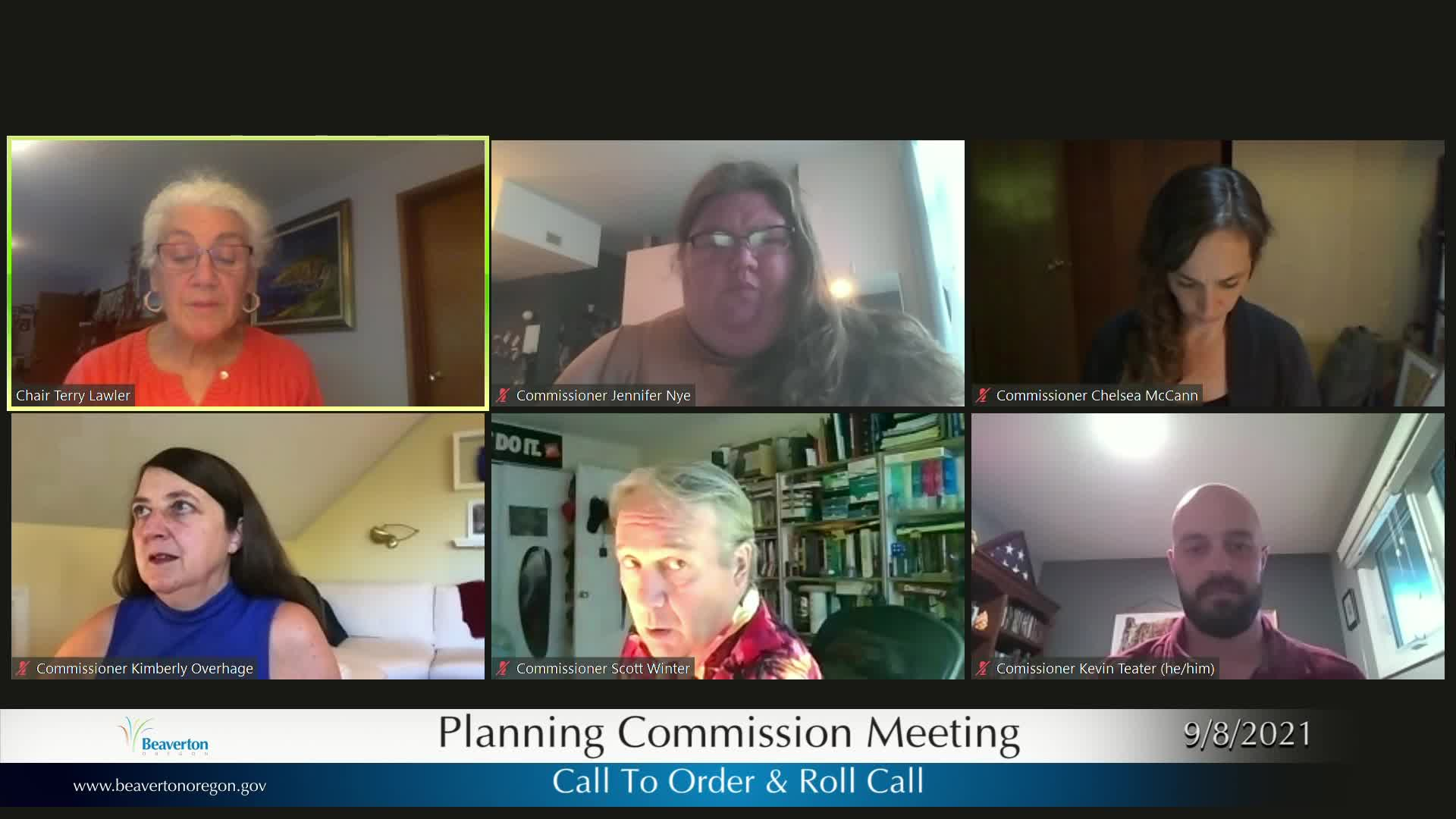September 8, 2021 Beaverton Planning Commission