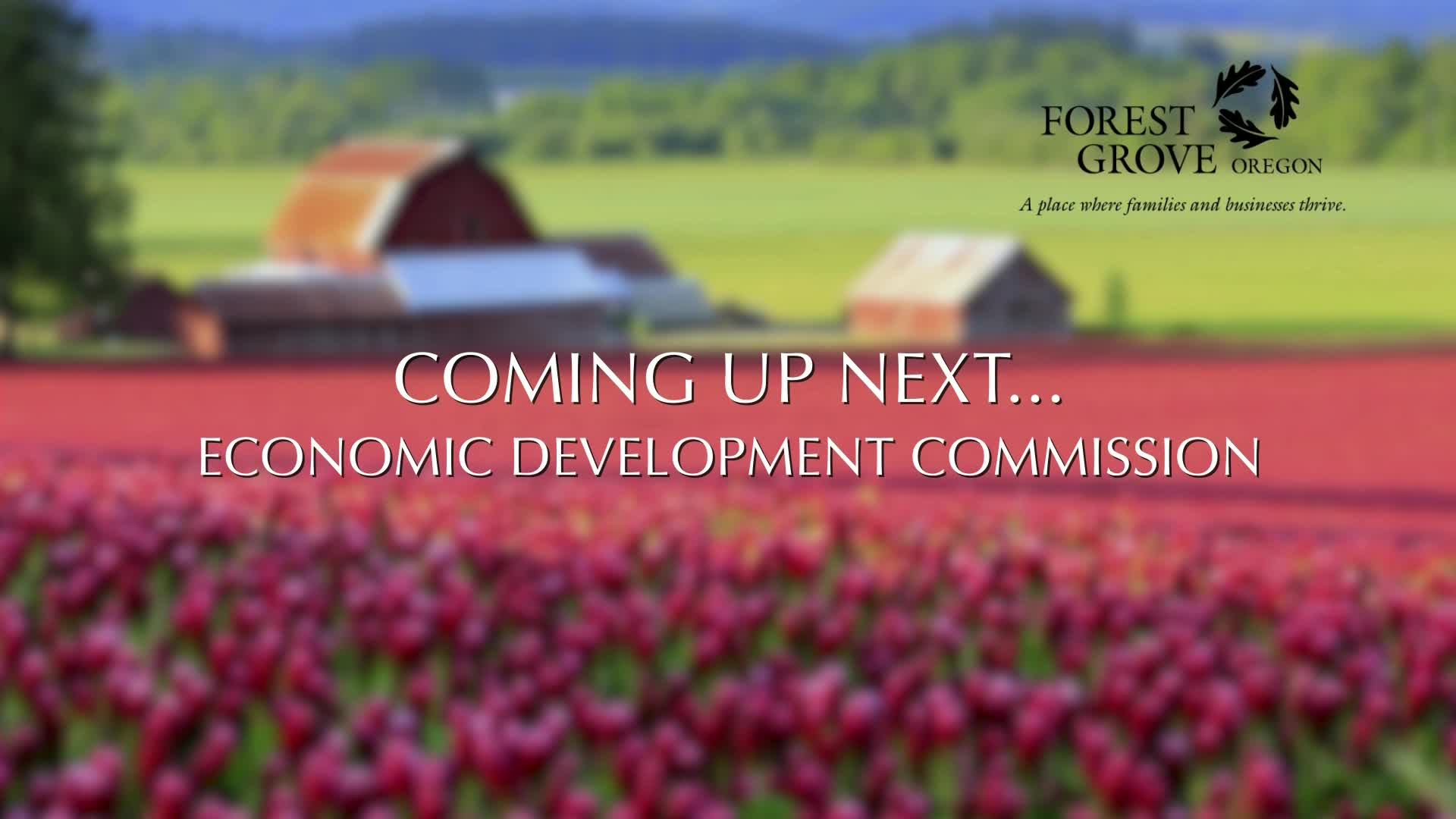 September 9, 2021 Forest Grove EDC Meeting