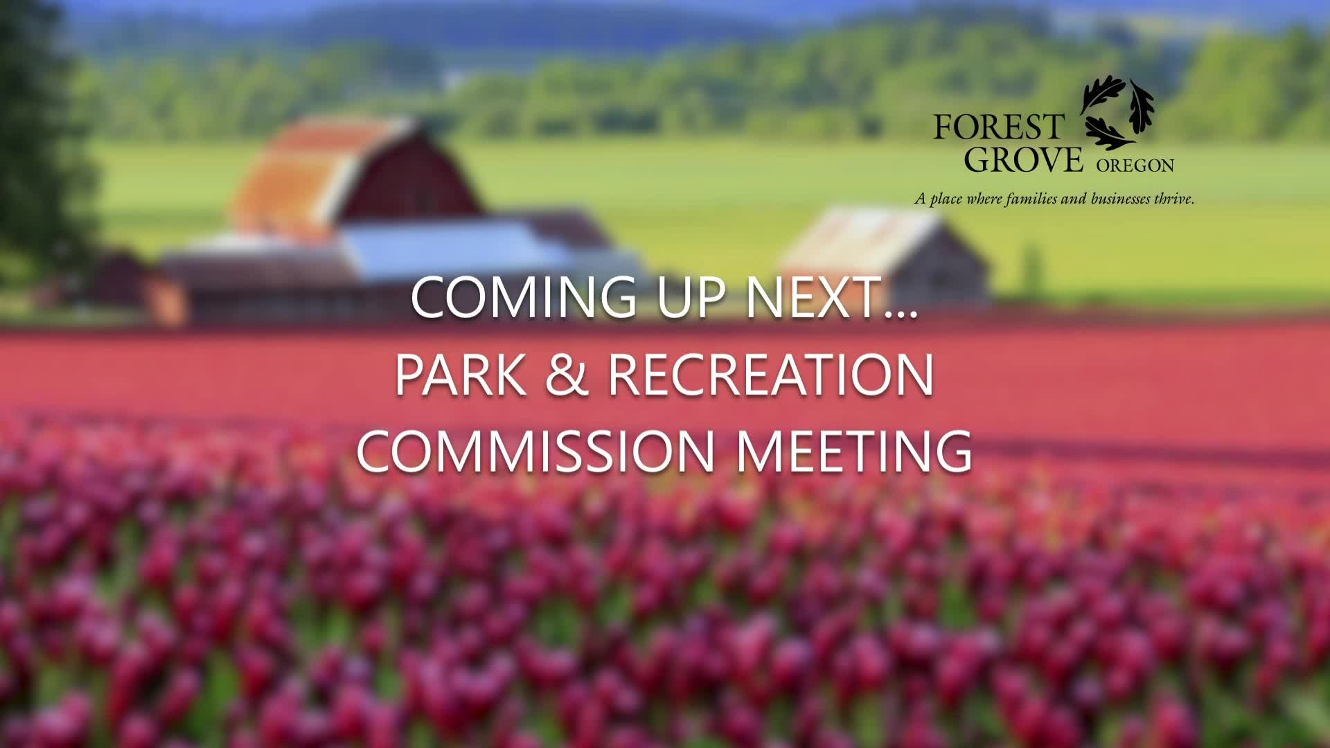 Thumbnail image for September 15, 2021 Forest Grove Parks & Recreation Commission