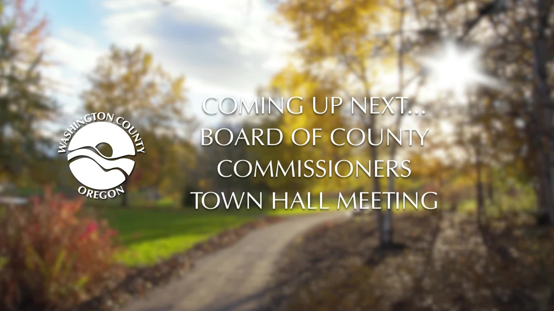 Thumbnail image for September 18, 2021 Washington County Quarterly Town Hall