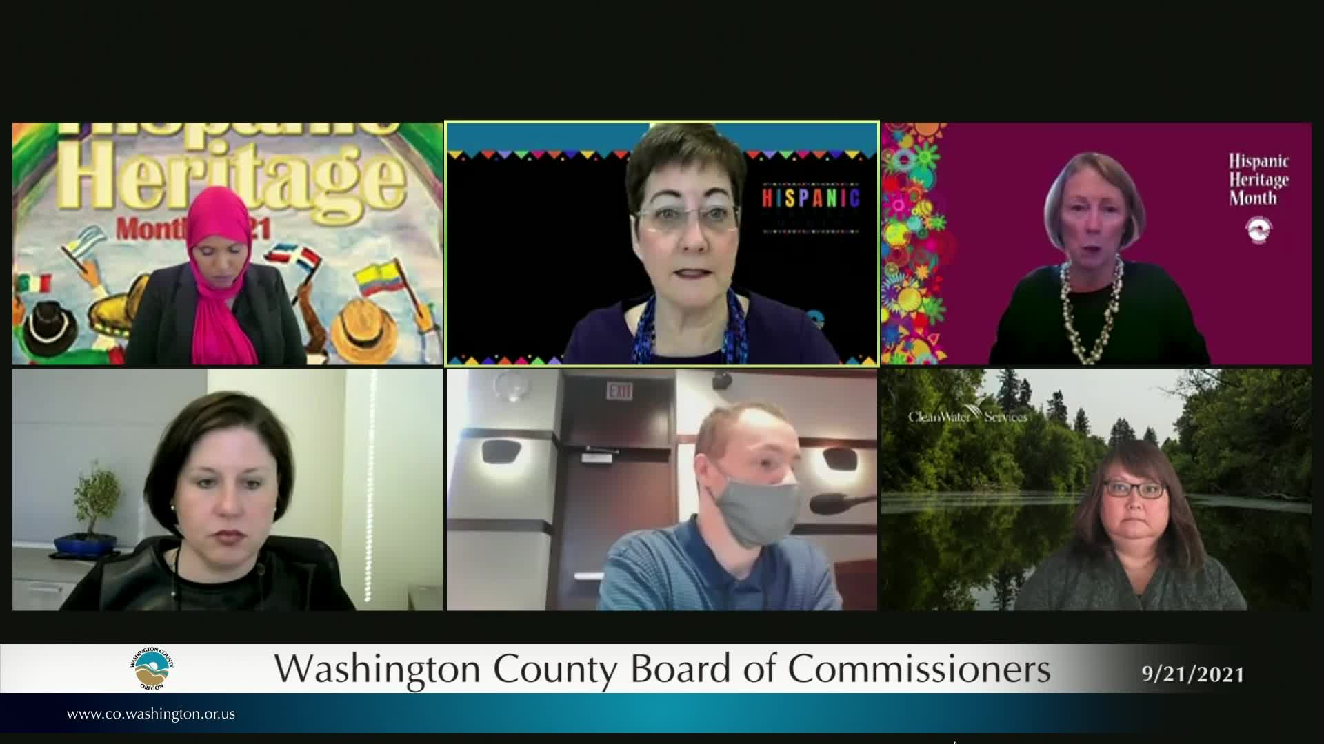 Thumbnail image for September 21, 2021 Washington County Board of Commissioners Meeting