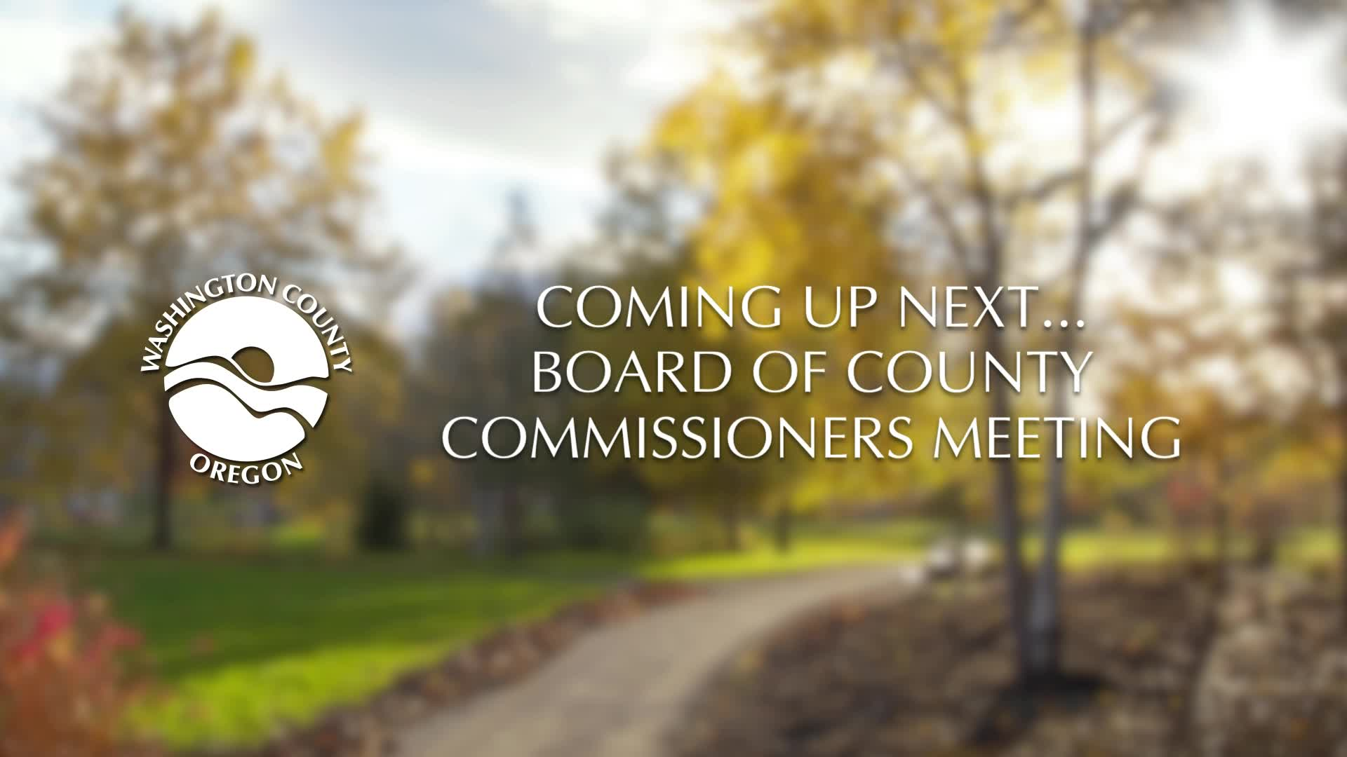 Thumbnail image for September 28, 2021 Washington County Board of Commissioners Meeting