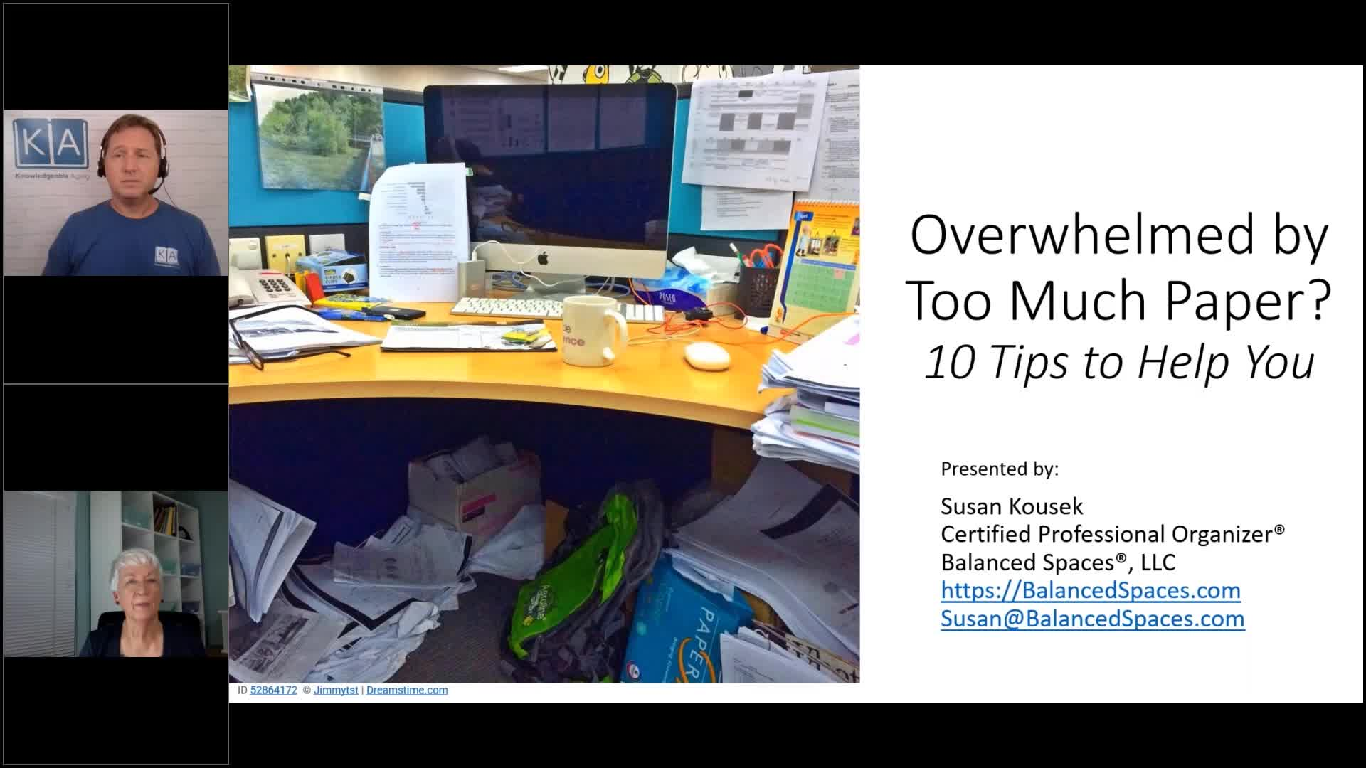 Thumbnail image for Knowledgeable Aging - Overwhelmed By Too Much Paper?