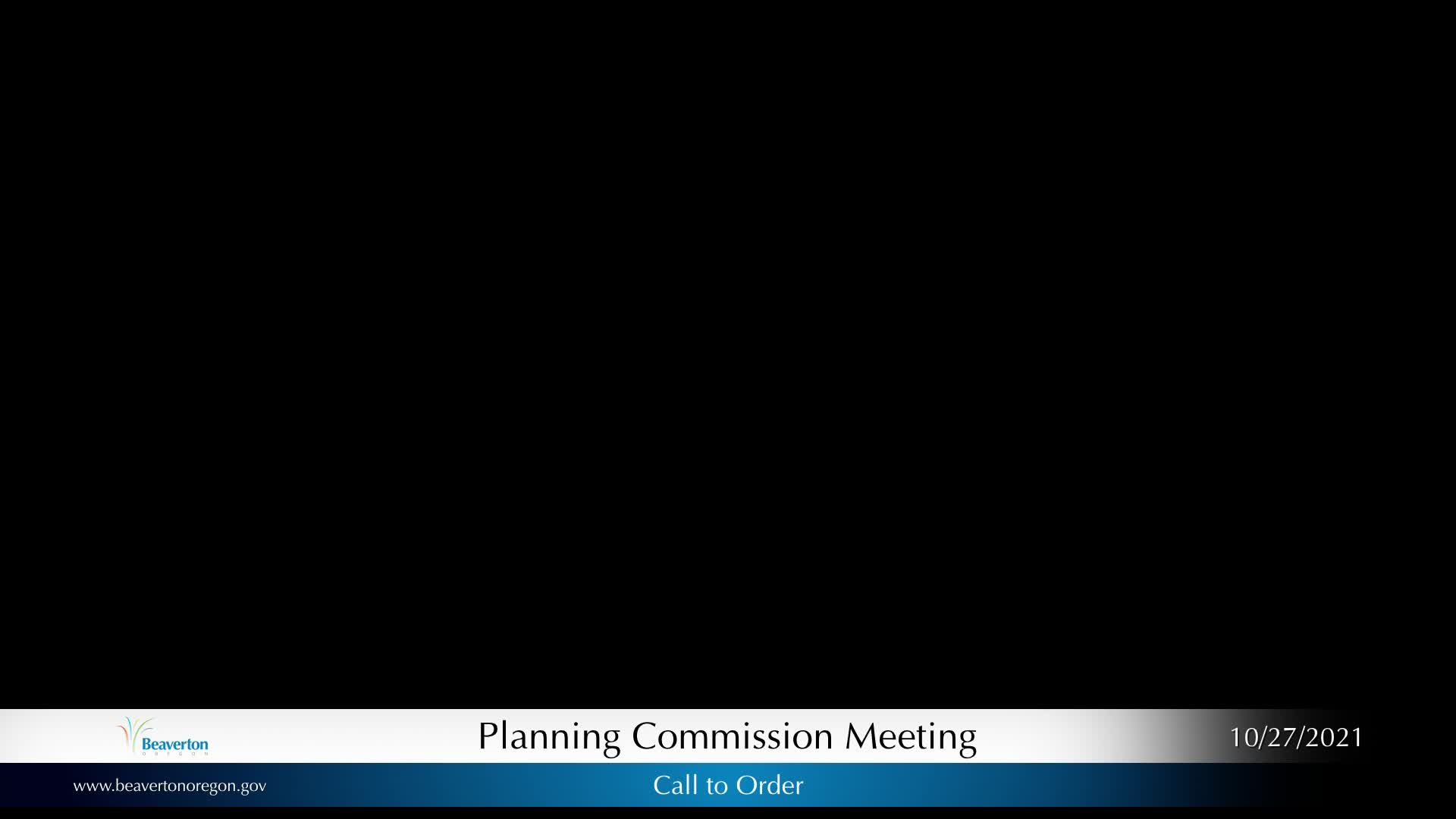 Thumbnail image for October 27, 2021 Beaverton Planning Commission