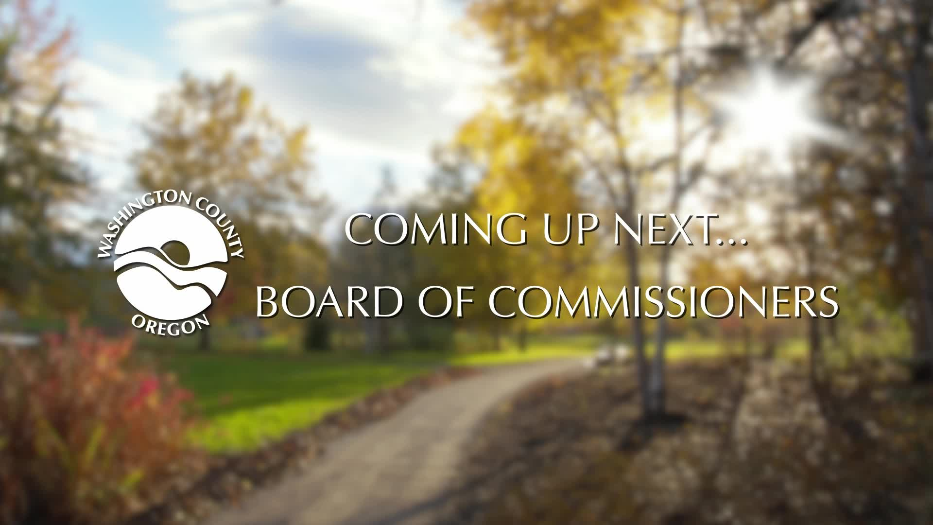 Thumbnail image for November 9, 2021 Washington County Board of Commissioners Meeting