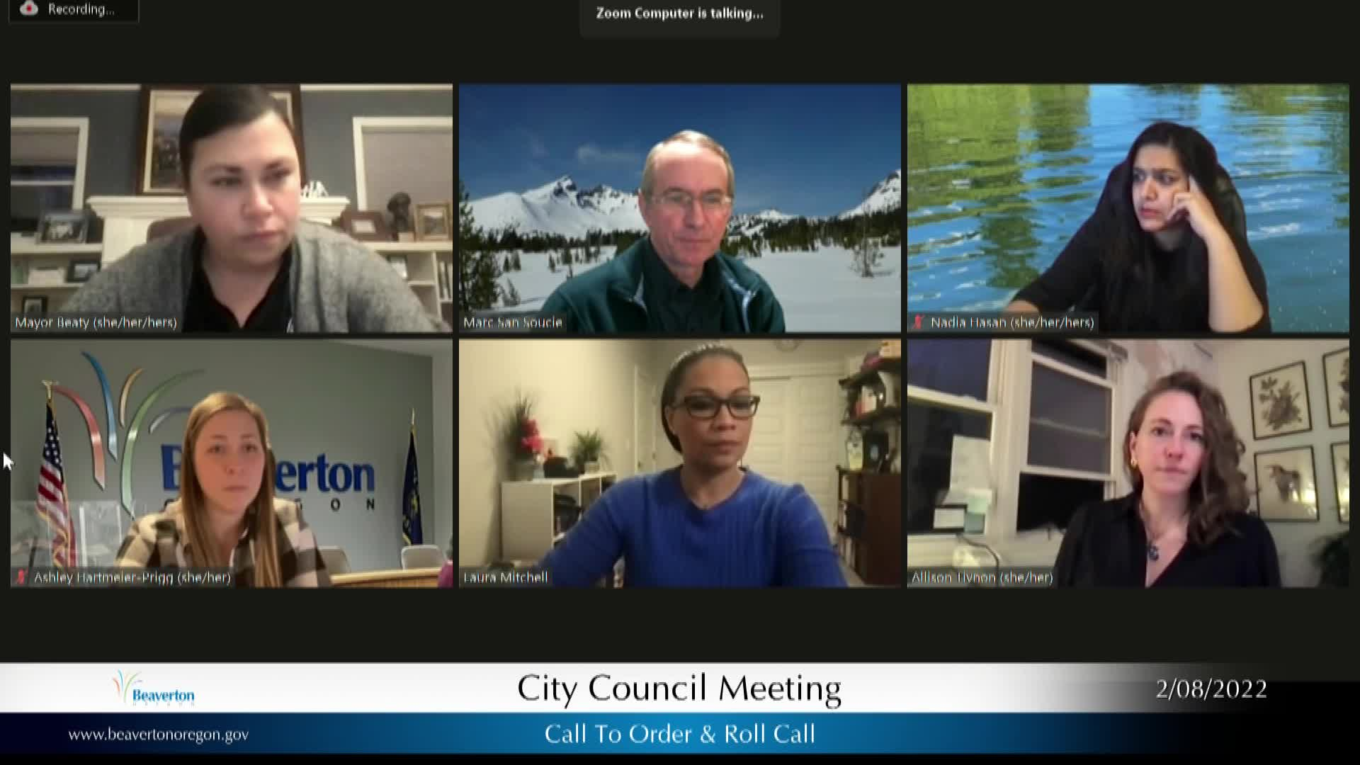 Thumbnail image for February 8, 2022 Beaverton City Council