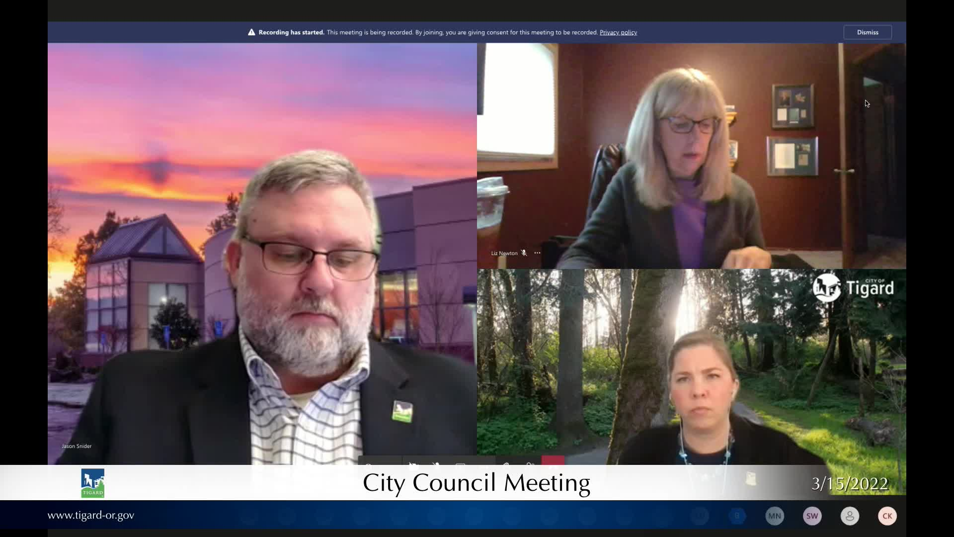 Thumbnail image for March 15, 2022 Tigard Worksession