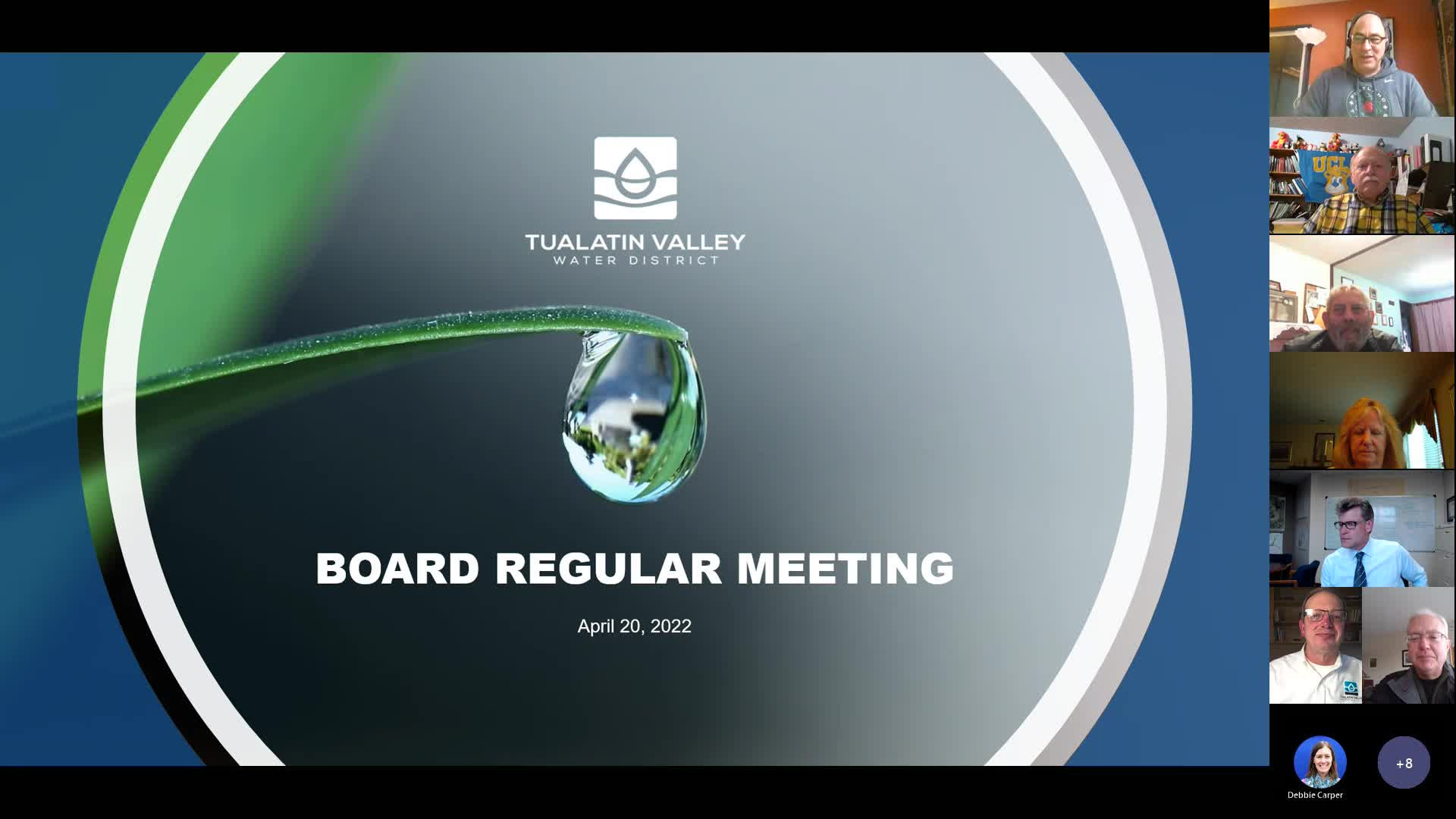 Thumbnail image for April 20, 2022 Tualatin Valley Water District