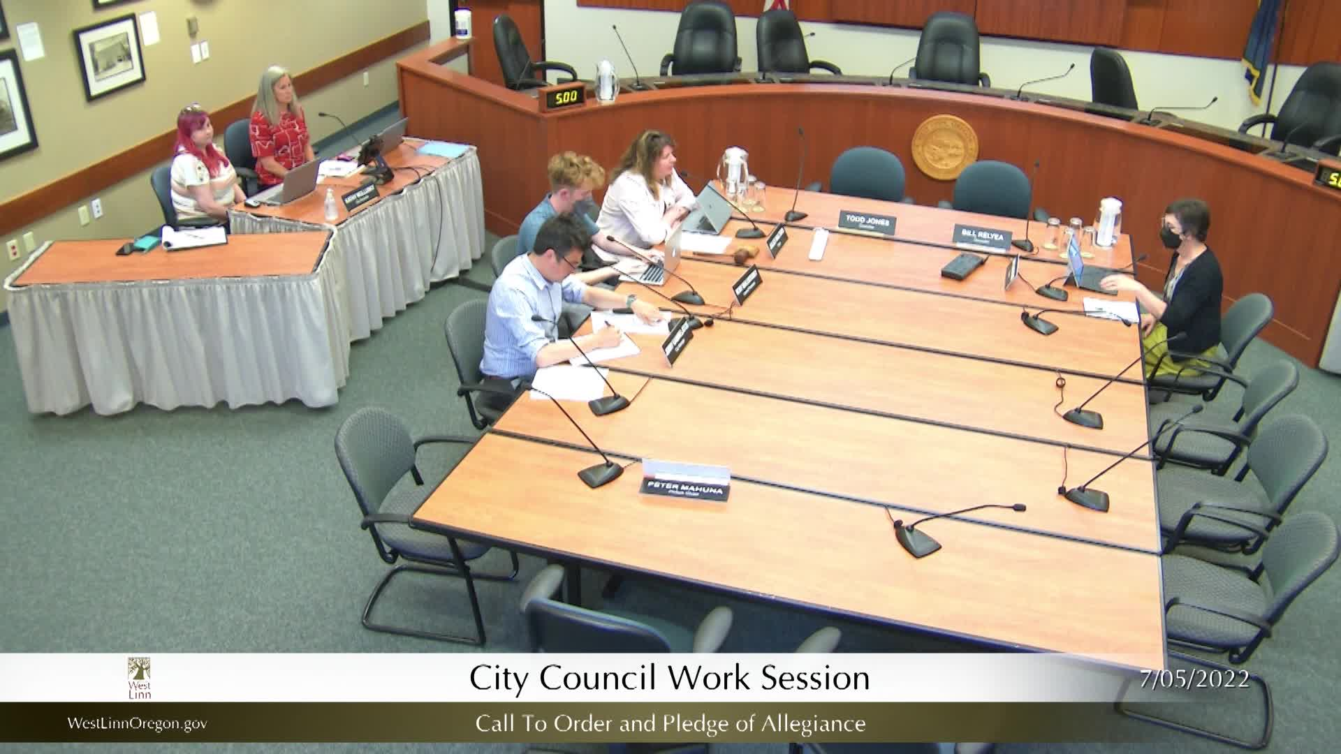 Thumbnail image for West Linn City Council Work Session