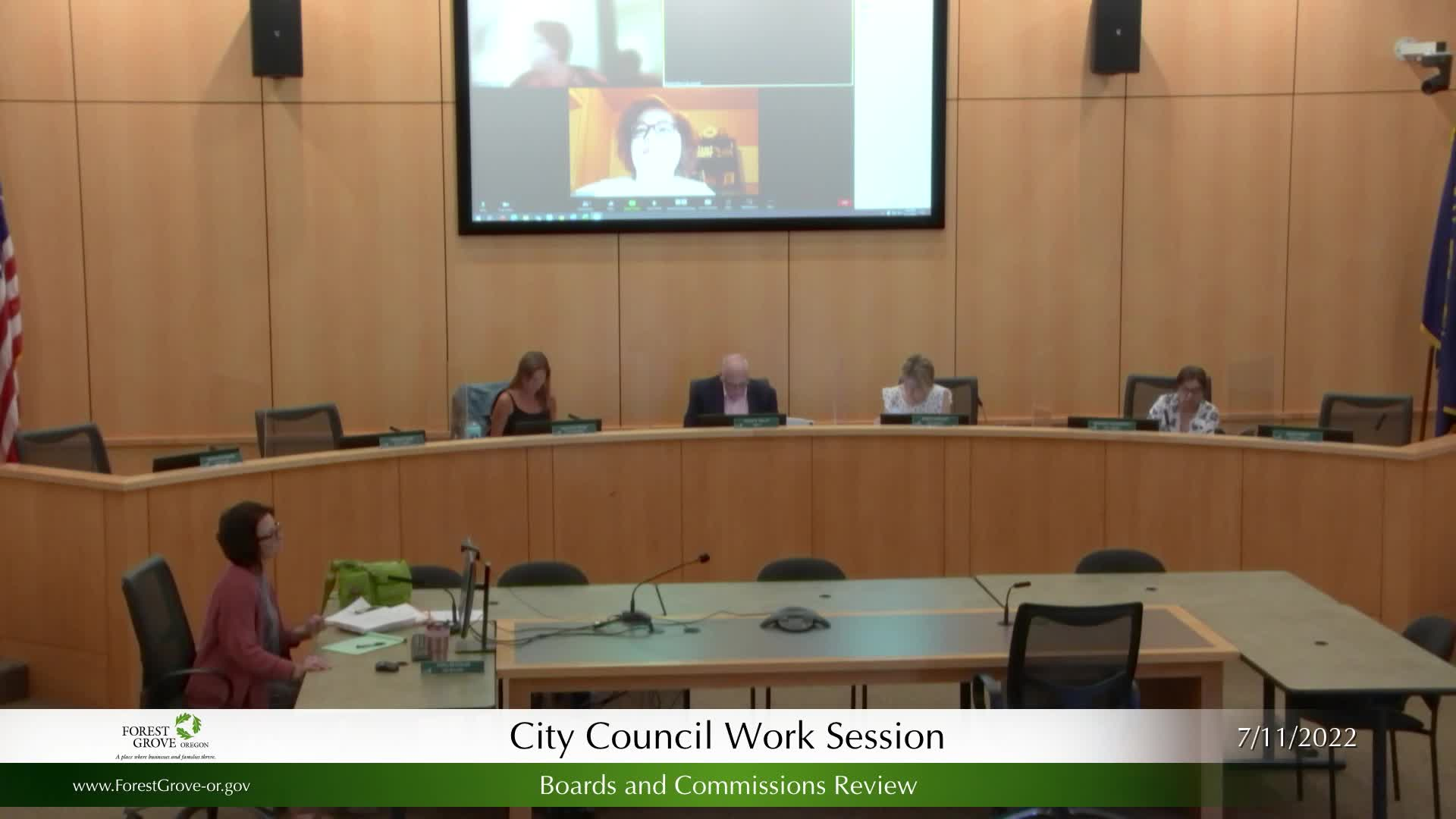 Thumbnail image for July 11, 2022 Forest Grove City Council Worksession