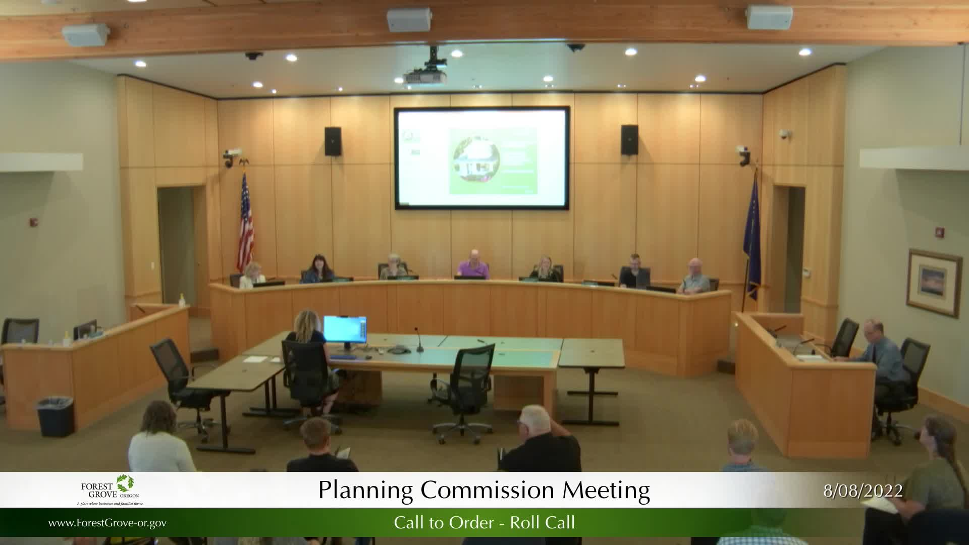 Thumbnail image for August 8, 2022 Forest Grove Planning Commission