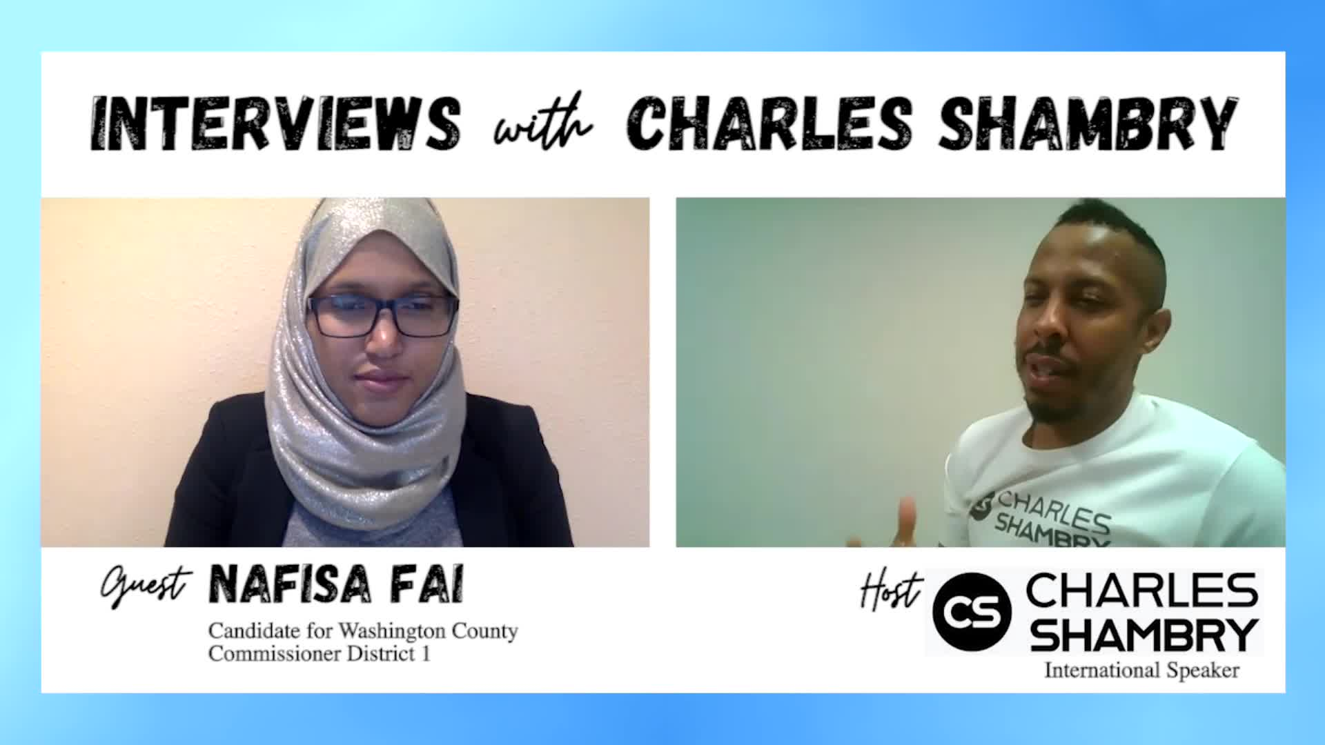 Thumbnail image for Interviews with Charles Shambry - Nafisa Fai