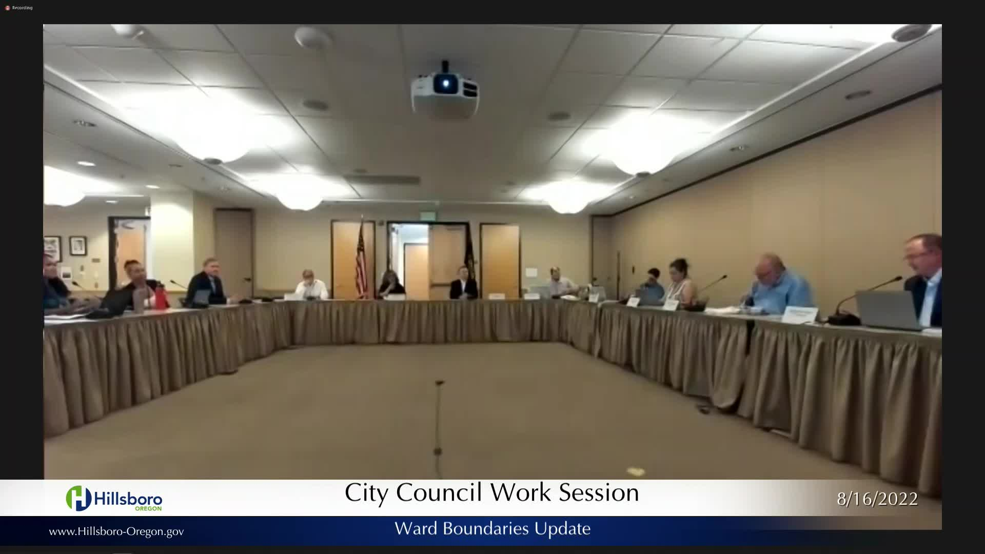 Thumbnail image for August 16, 2022 Hillsboro City Council Meeting