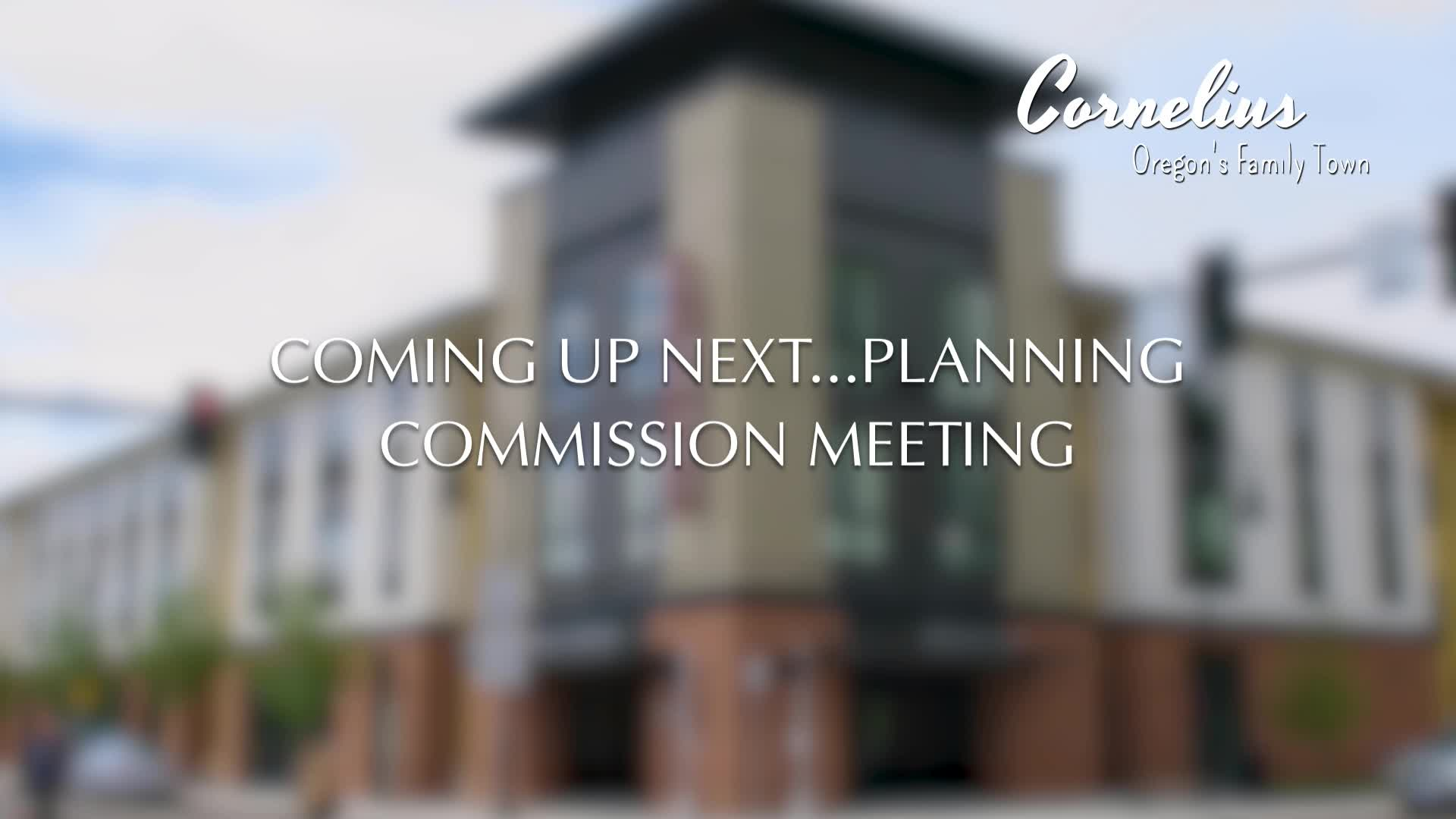 Thumbnail image for September 27, 2022 Cornelius Planning Commission Meeting
