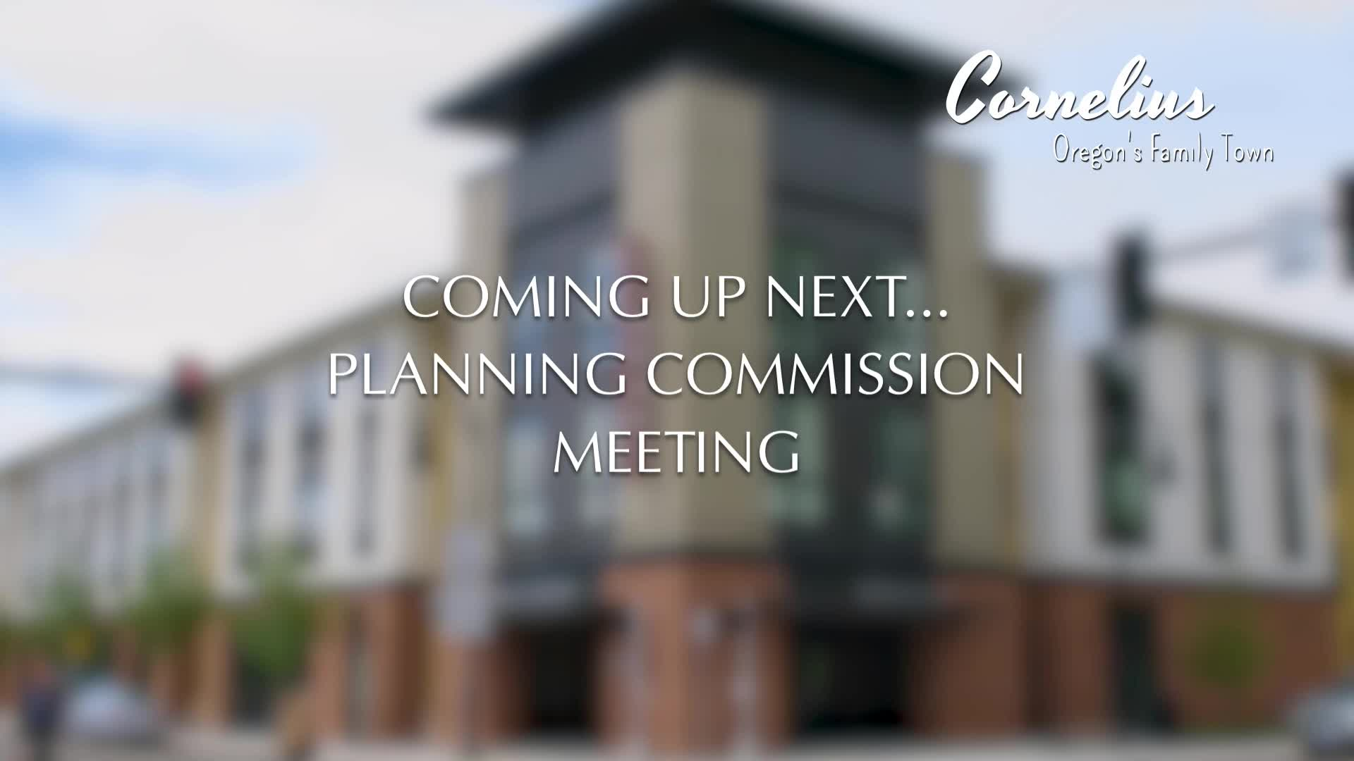 Thumbnail image for October 11, 2022 Cornelius Planning Commission Meeting