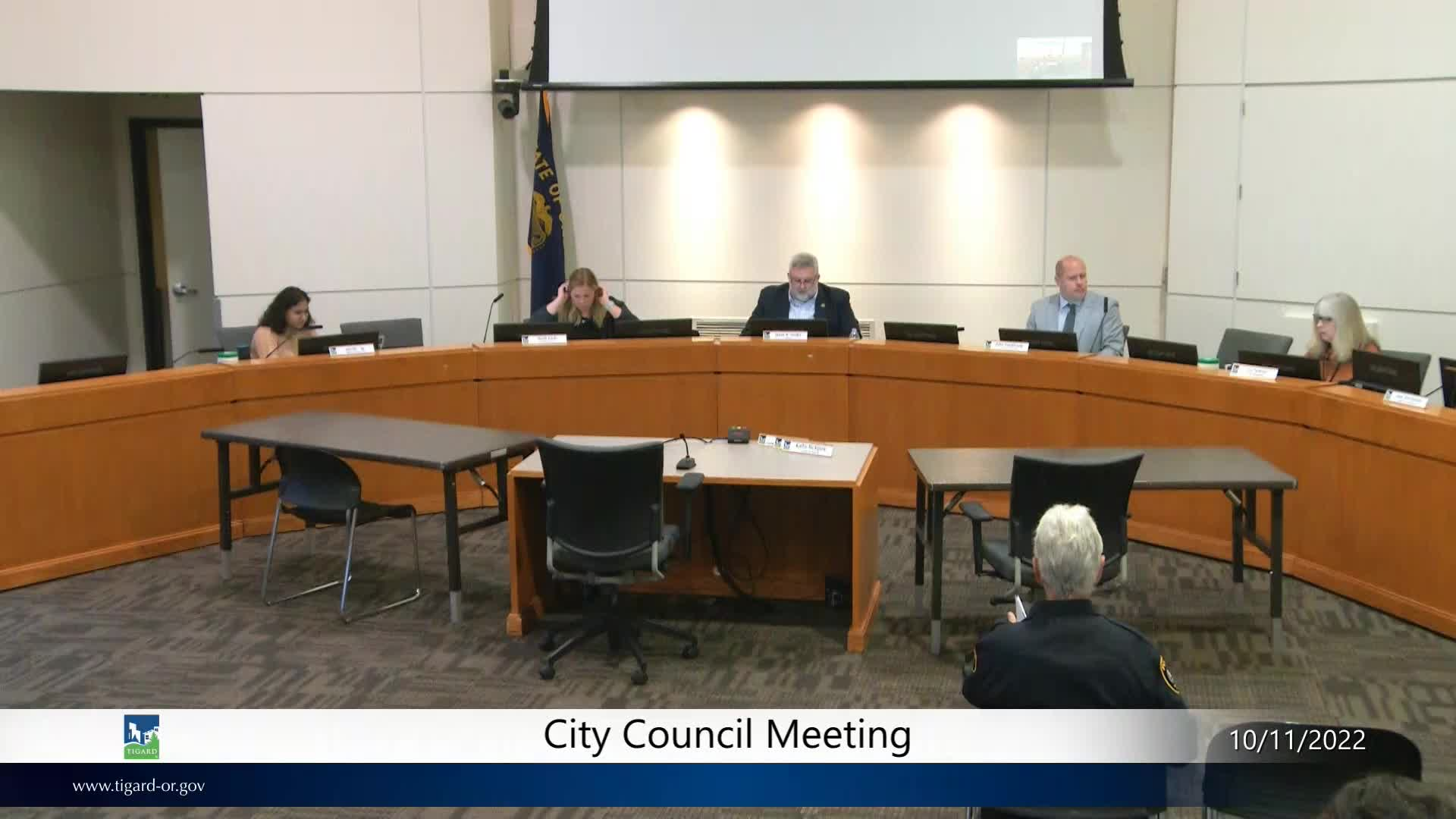 Thumbnail image for October 11, 2022 Tigard City Council Meeting