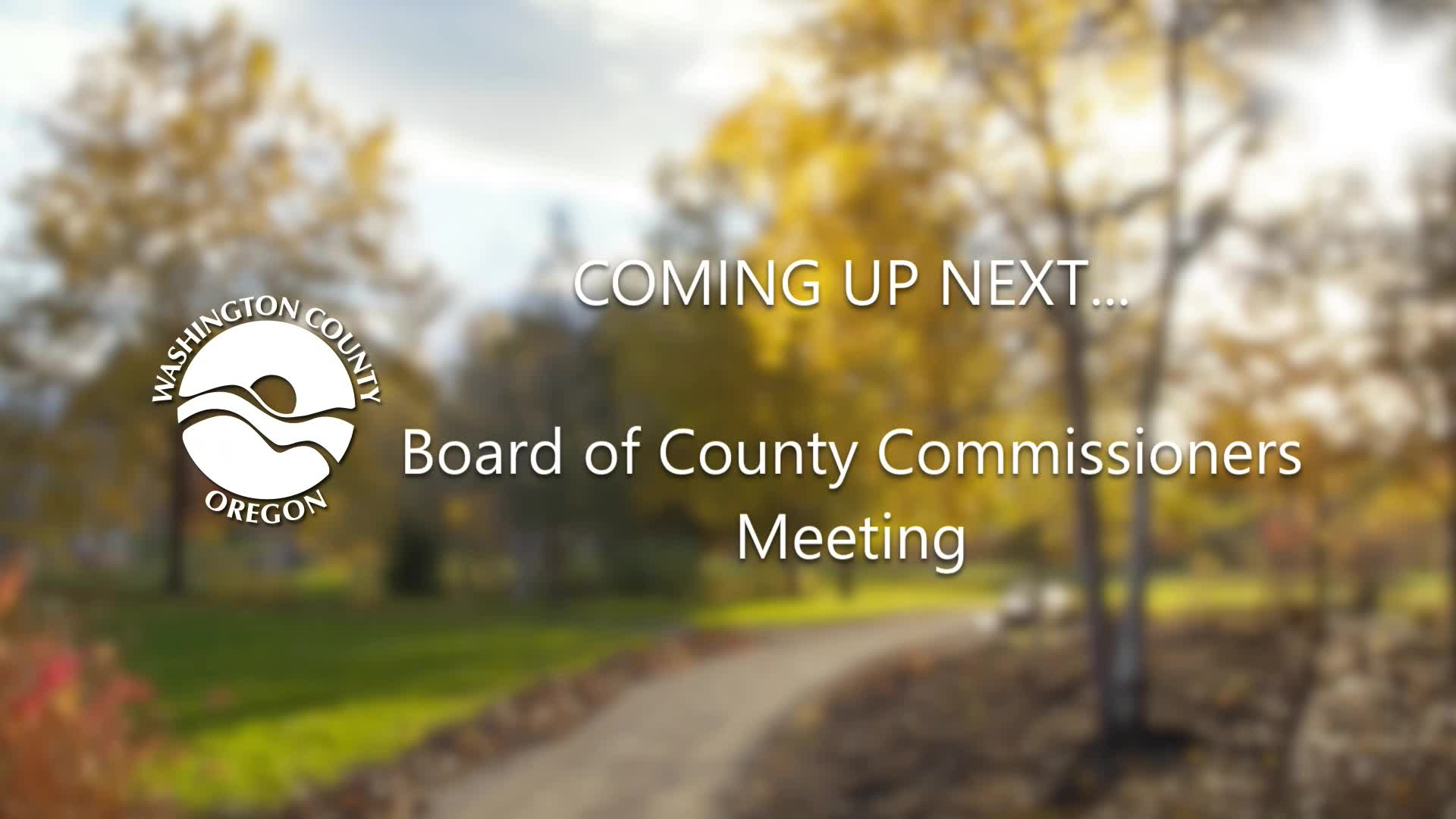 Thumbnail image for October 18, 2022 Washington County Housing Authority / Board of Commissioners Meeting