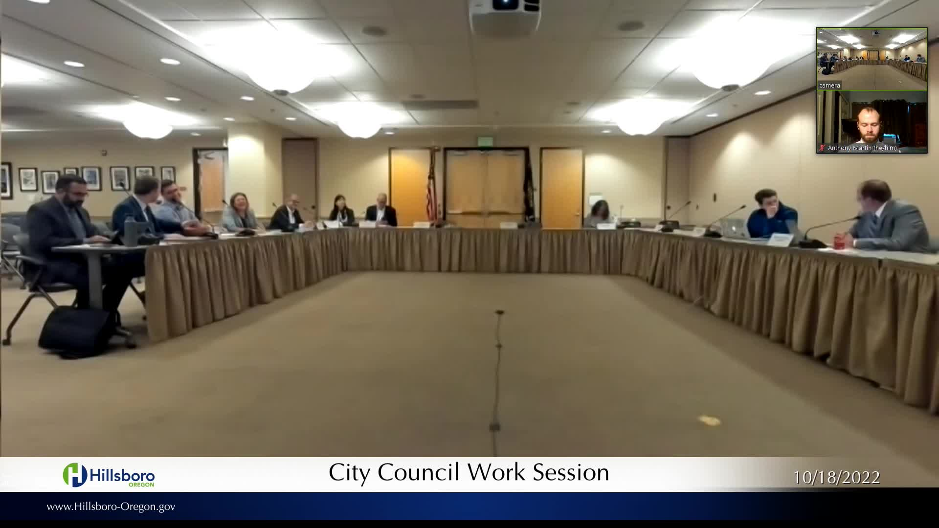 Thumbnail image for October 18, 2022 Hillsboro City Council Meeting