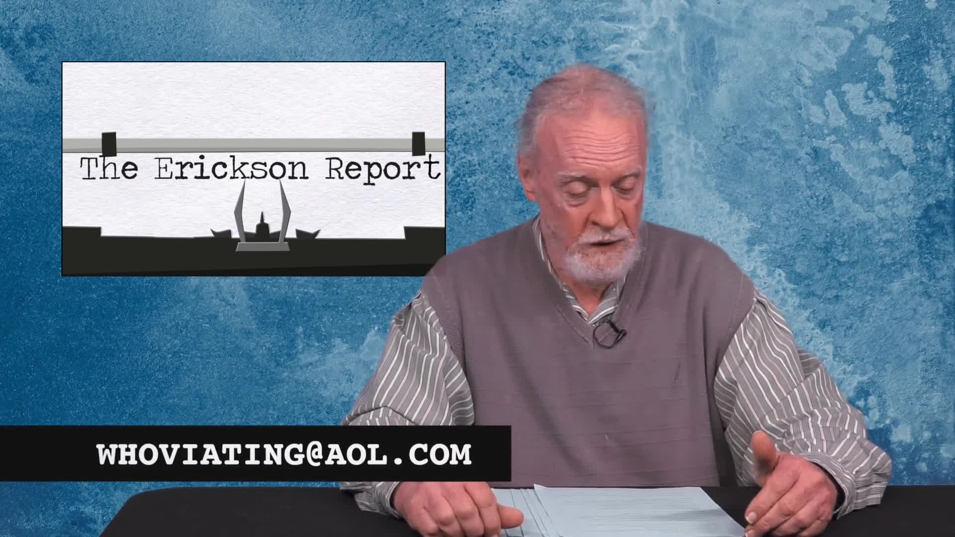 Thumbnail image for The Erickson Report - for October 27 to November 10
