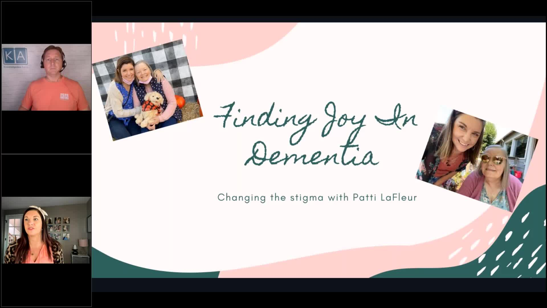 Thumbnail image for Knowledgeable Aging - Finding Joy in Dementia (Changing the Stigma)