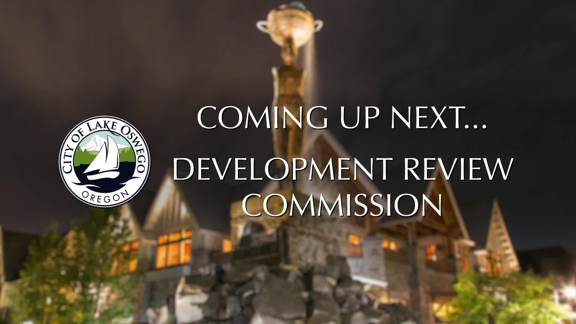 Thumbnail image for November 21, 2022 Lake Oswego Development Review Commission Meeting