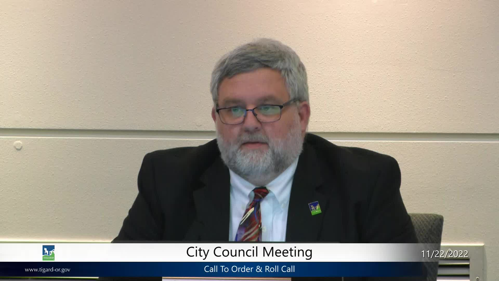 Thumbnail image for November 22, 2022 Tigard City Council Meeting