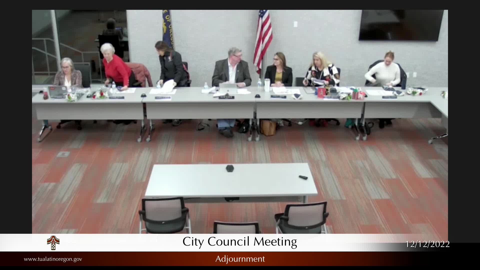 Thumbnail image for December 12, 2022 Tualatin City Council Meeting