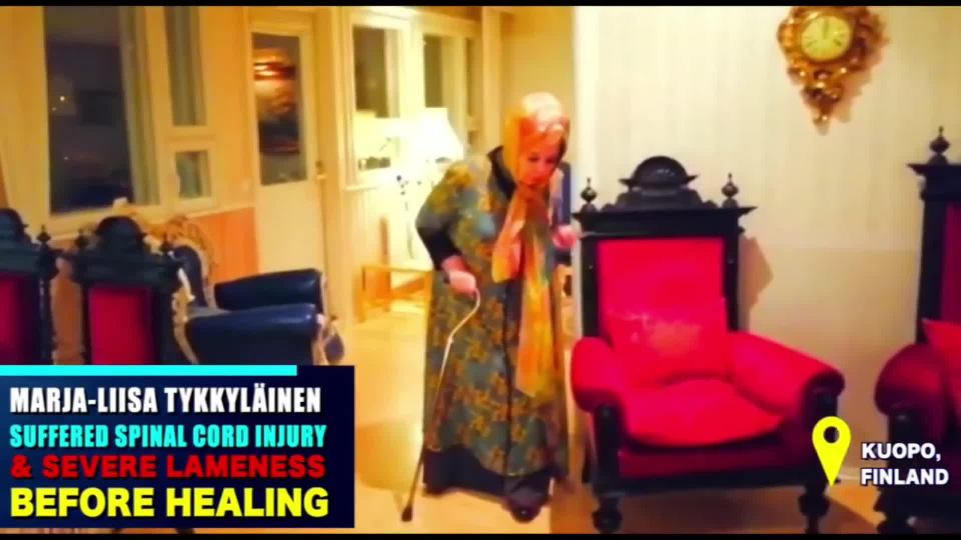 Thumbnail image for Prepare The Way, The Messiah Is Coming - The Lord Heals A Finnish Veteran Congress-Woman From Severe Spinal Cord Injury