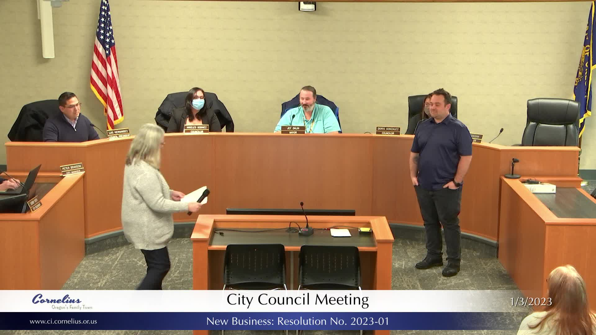 Thumbnail image for January 3, 2023 Cornelius City Council Meeting