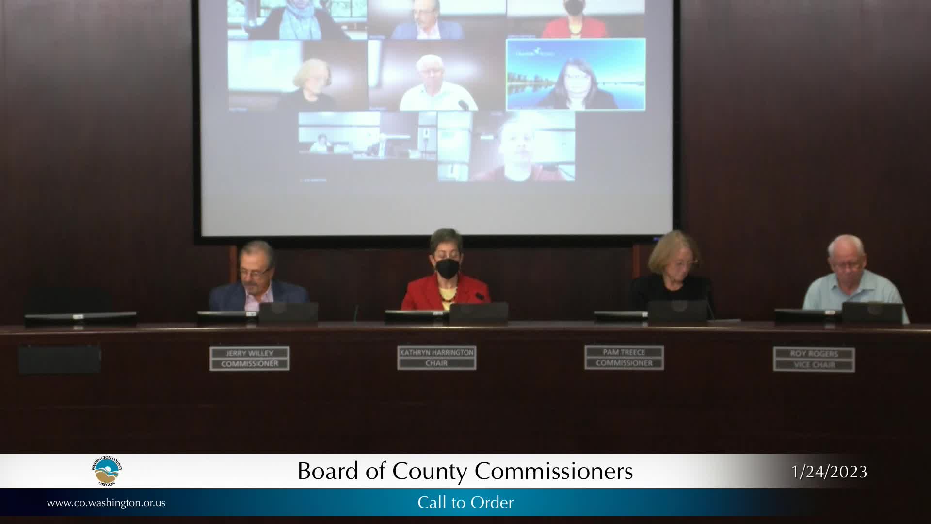 Thumbnail image for January 24, 2023 Washington County Board of Commissioners Meeting