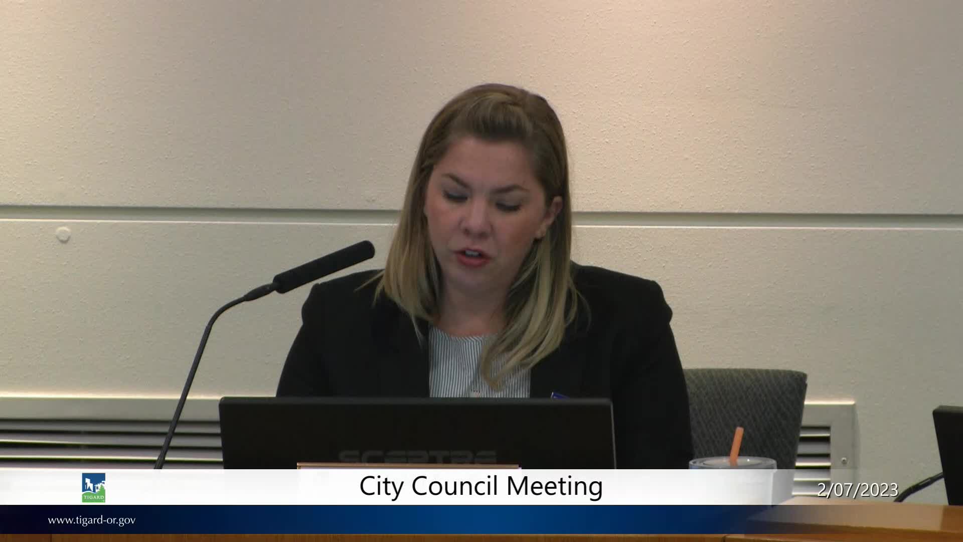 Thumbnail image for February 7, 2023 Tigard City Council Meeting