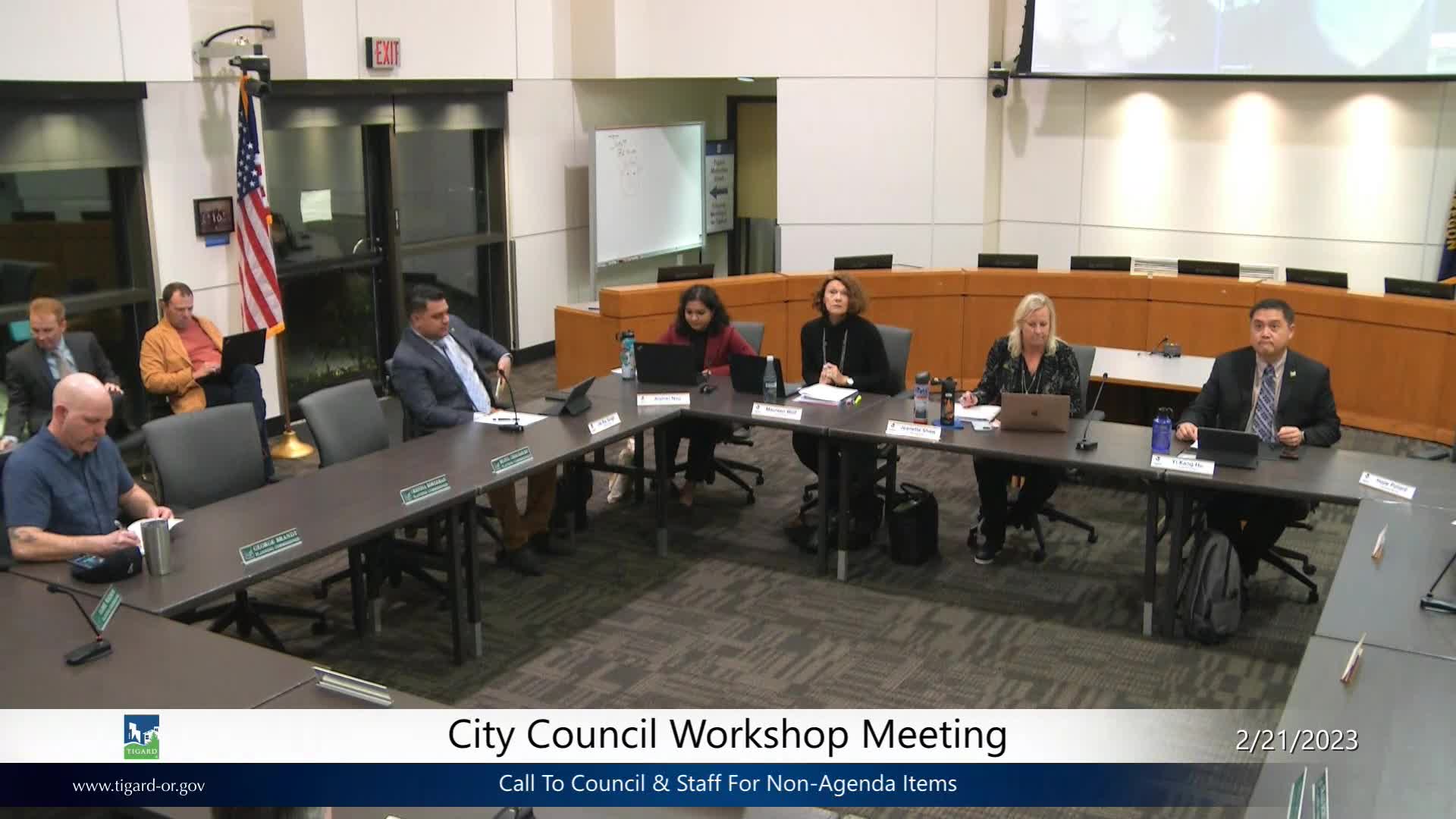 Thumbnail image for February 21, 2023 Tigard City Council Workshop